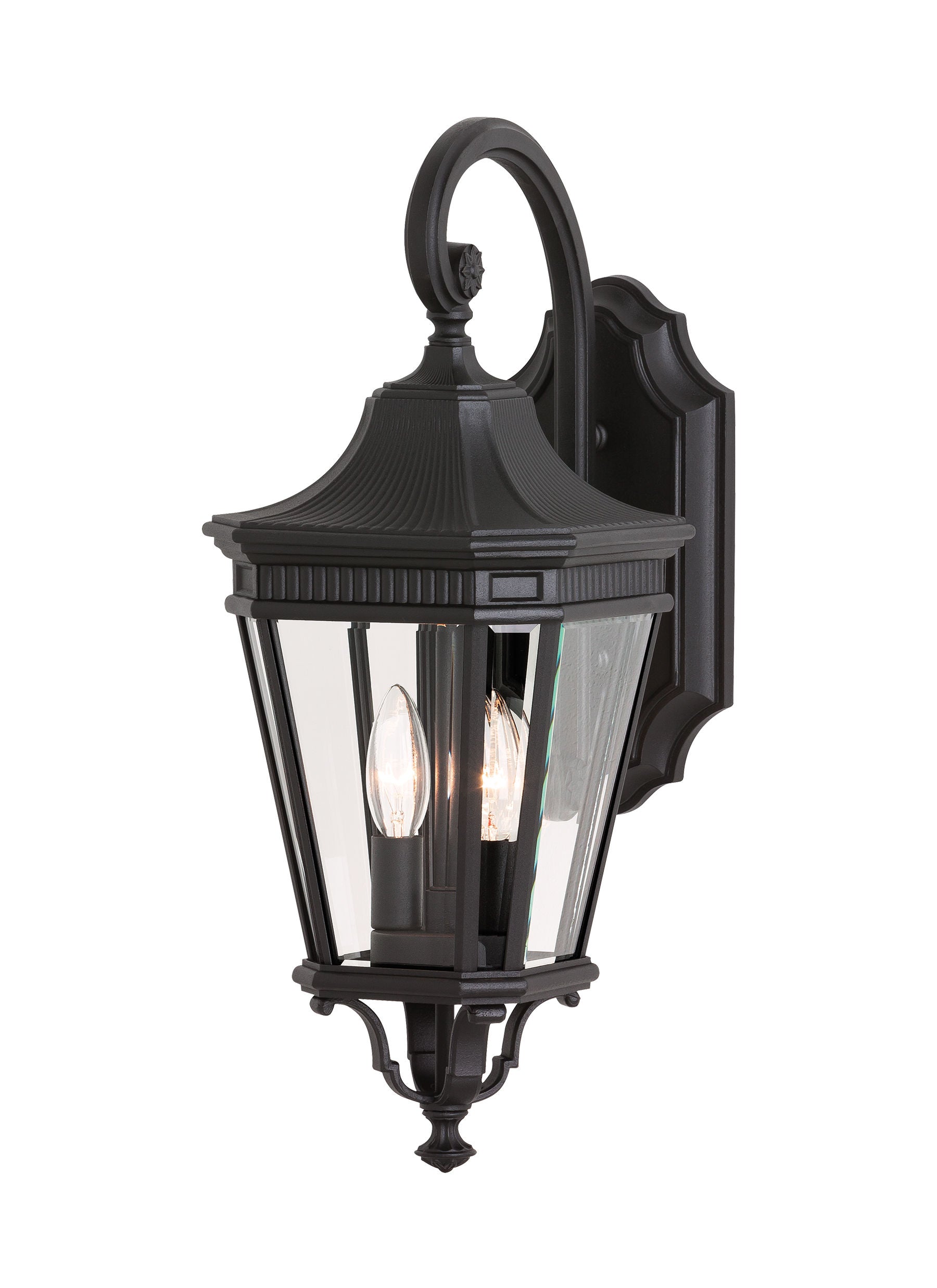 Cotswold Lane Outdoor sconce Black - OL5401BK | FEISS