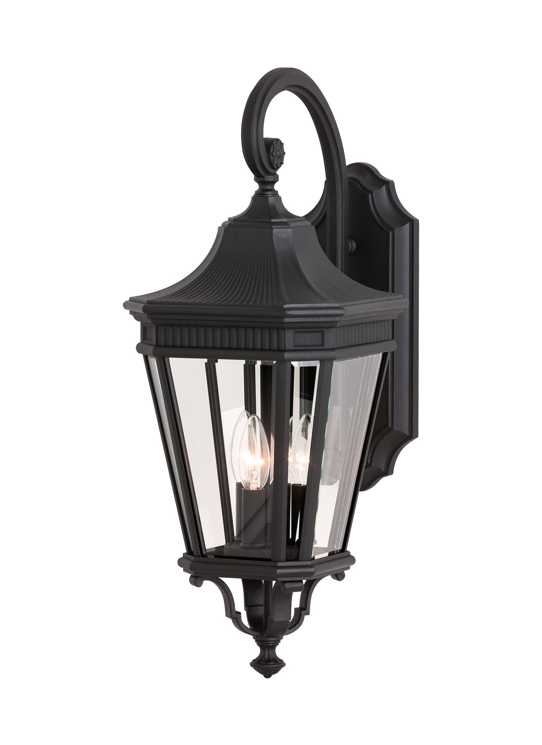 Cotswold-Lane Murale exterieure Noir - OL5402BK | GENERATION-LIGHTING
