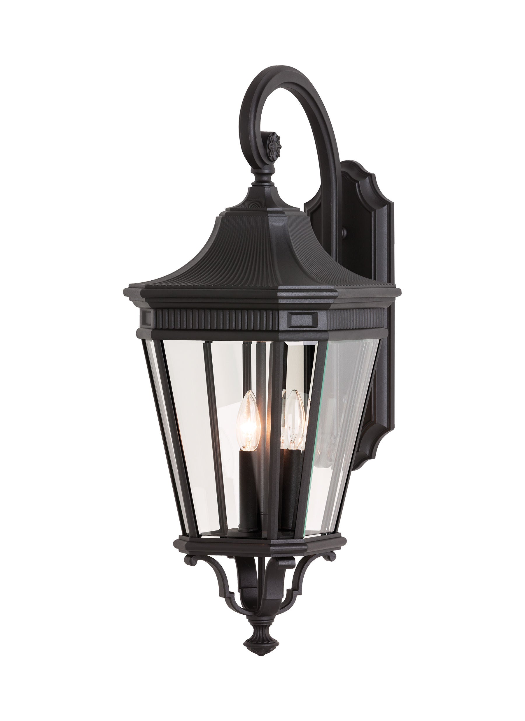 Cotswold Lane Outdoor sconce Black - OL5404BK | FEISS