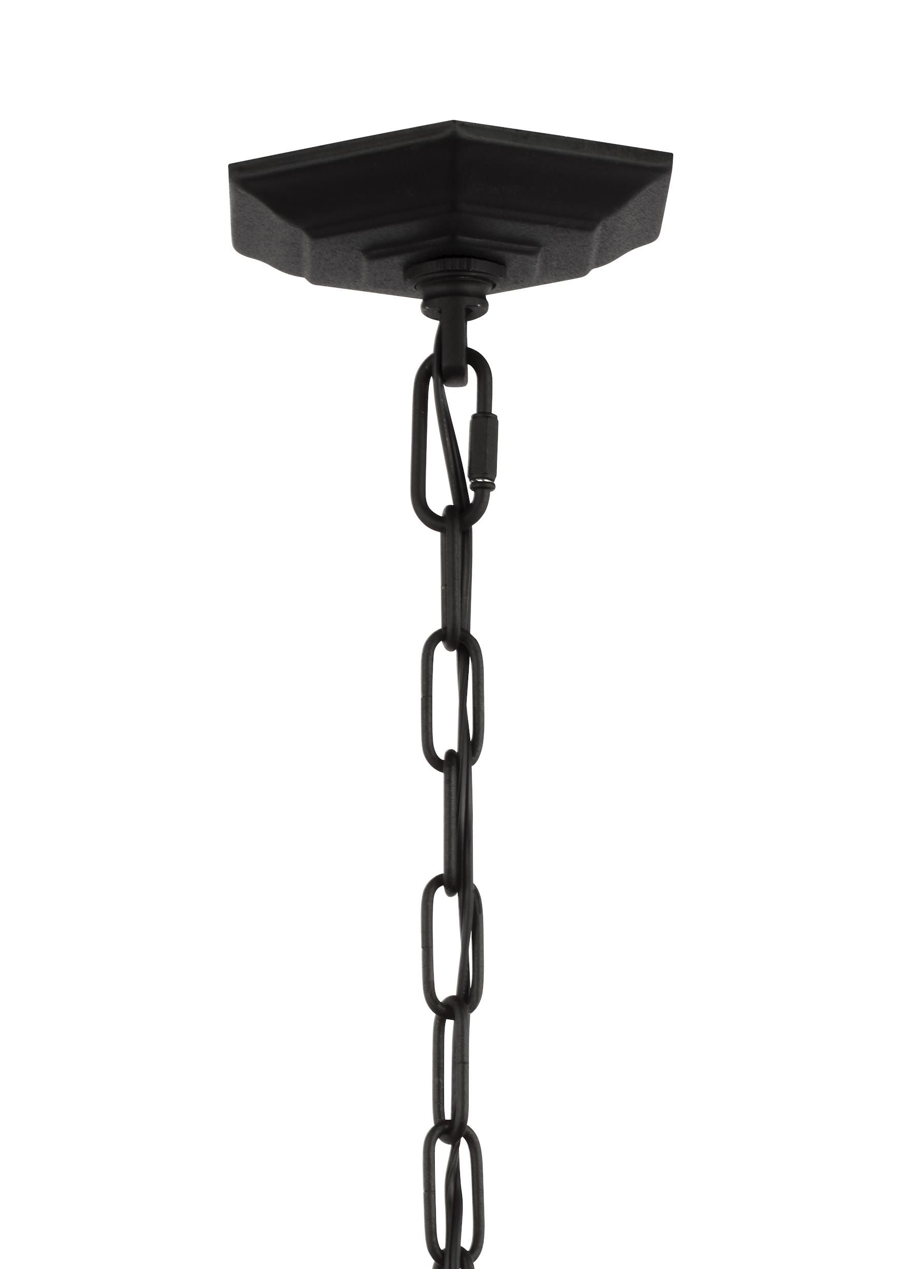 Cotswold Lane Suspension extérieure Noir - OL5431BK | GENERATION LIGHTING
