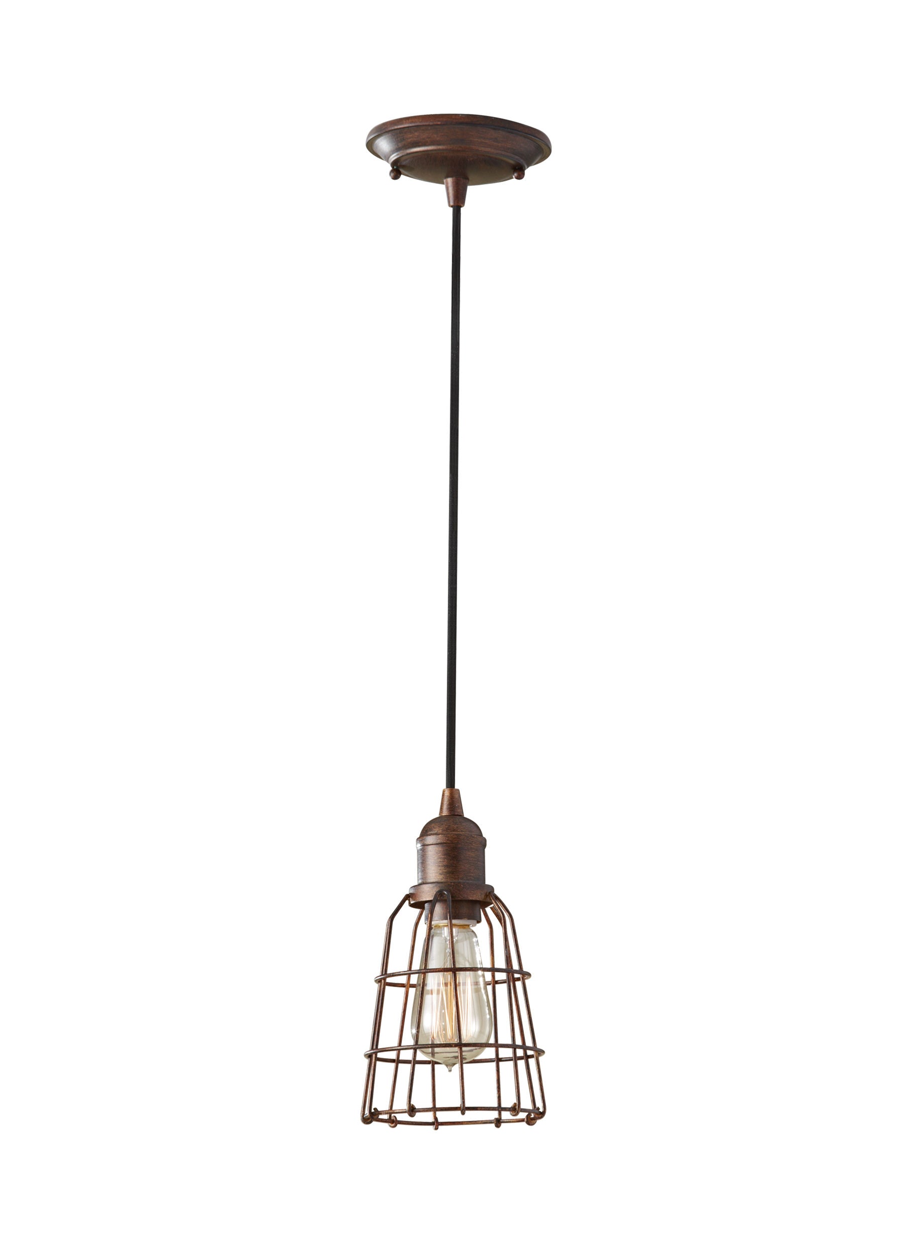 Urban Renewal Suspension simple Bronze - P1246PRZ | GENERATION LIGHTING