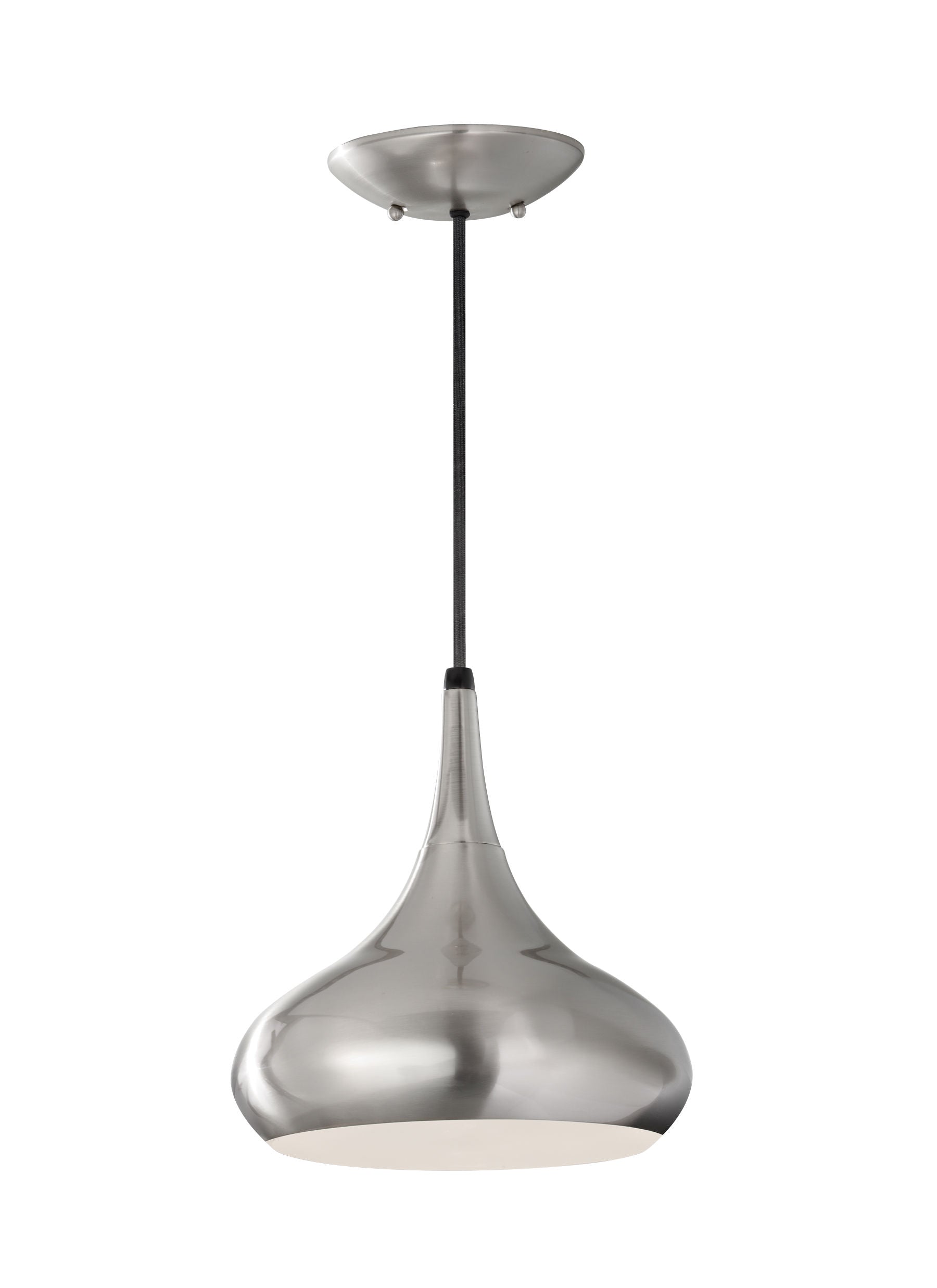 Belle Suspension simple Nickel - P1253BS | GENERATION LIGHTING