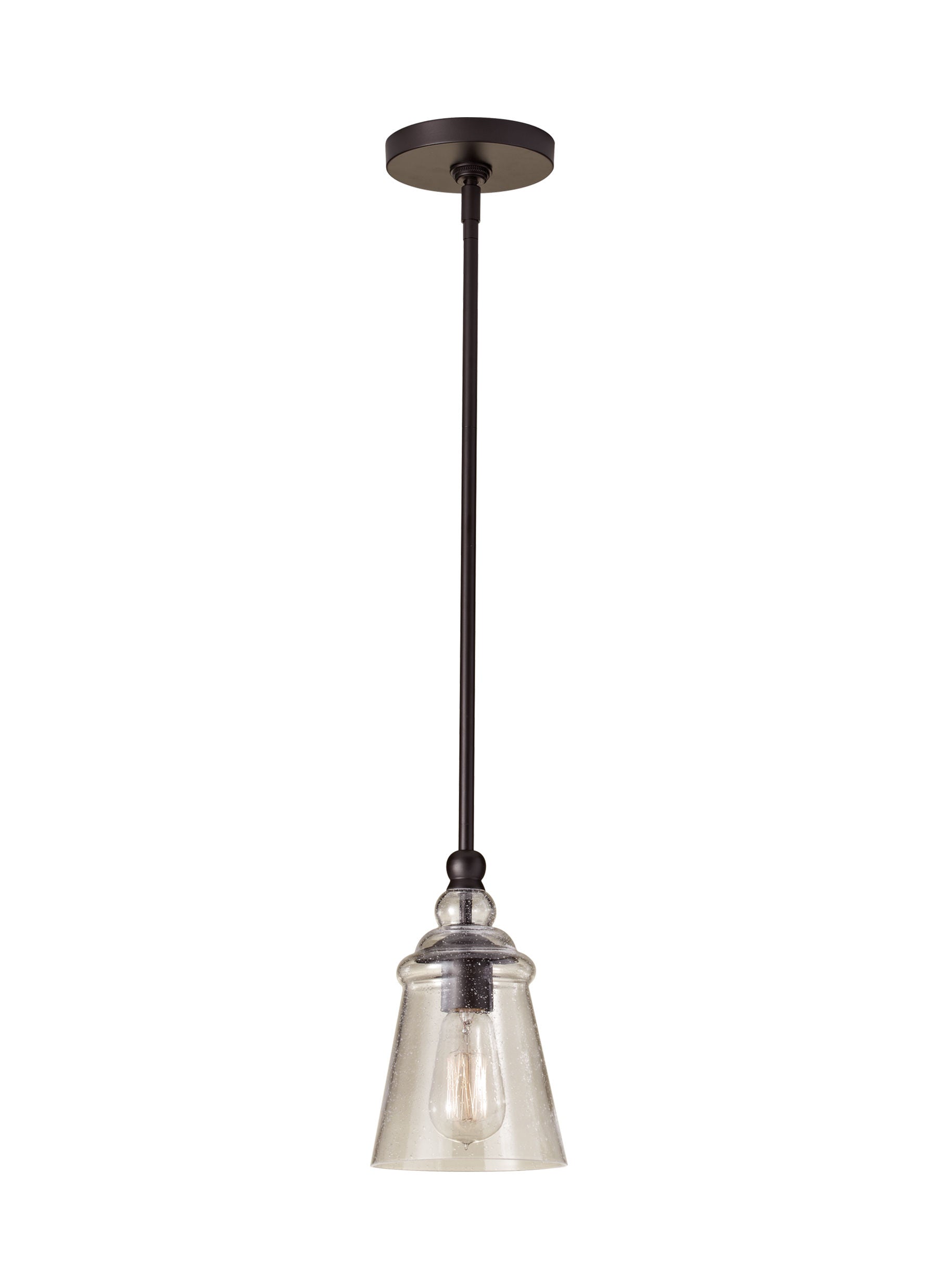 Urban Renewal Suspension simple Bronze - P1261ORB | GENERATION LIGHTING