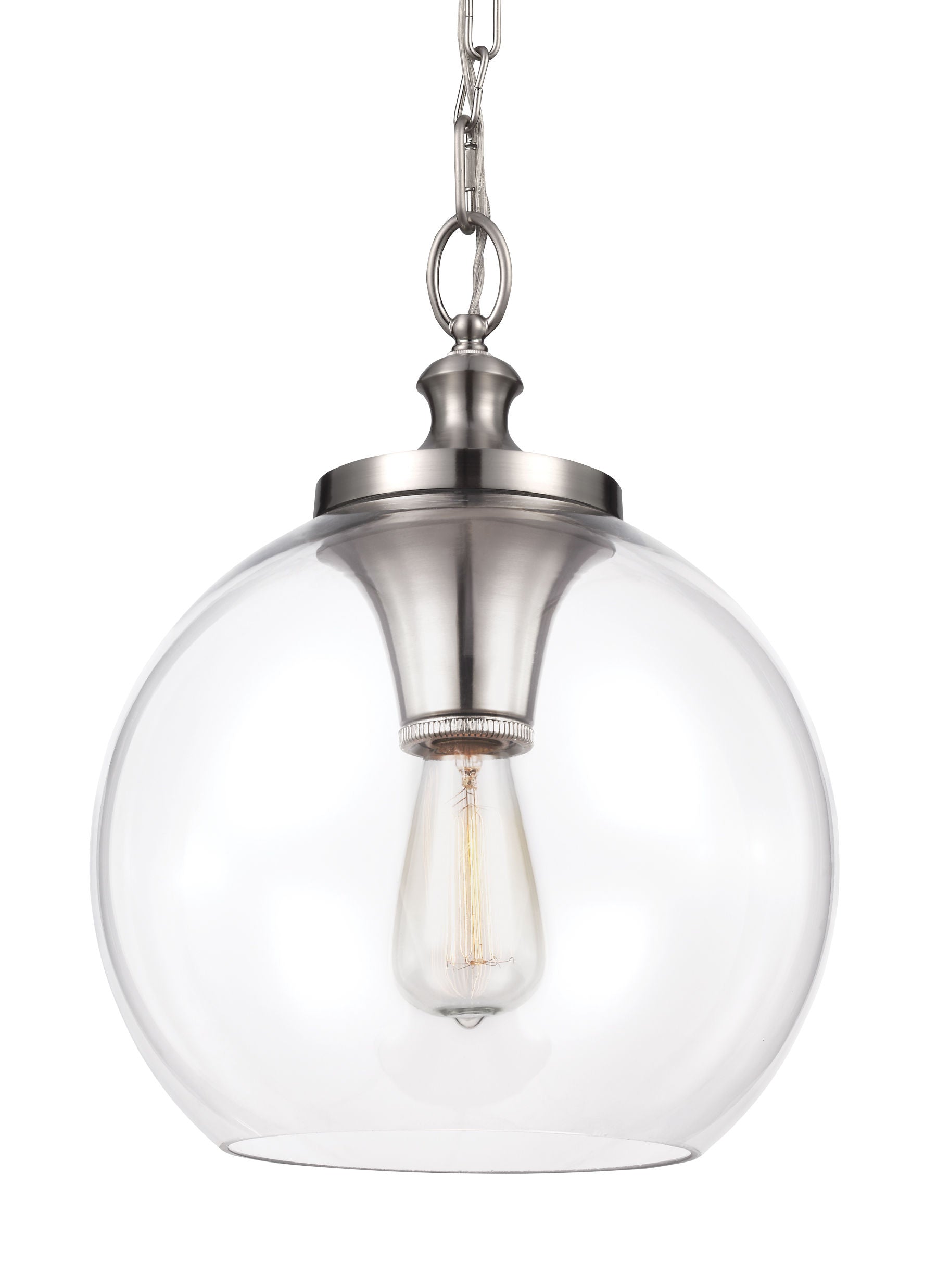 Tabby Suspension simple Nickel - P1307BS | GENERATION LIGHTING