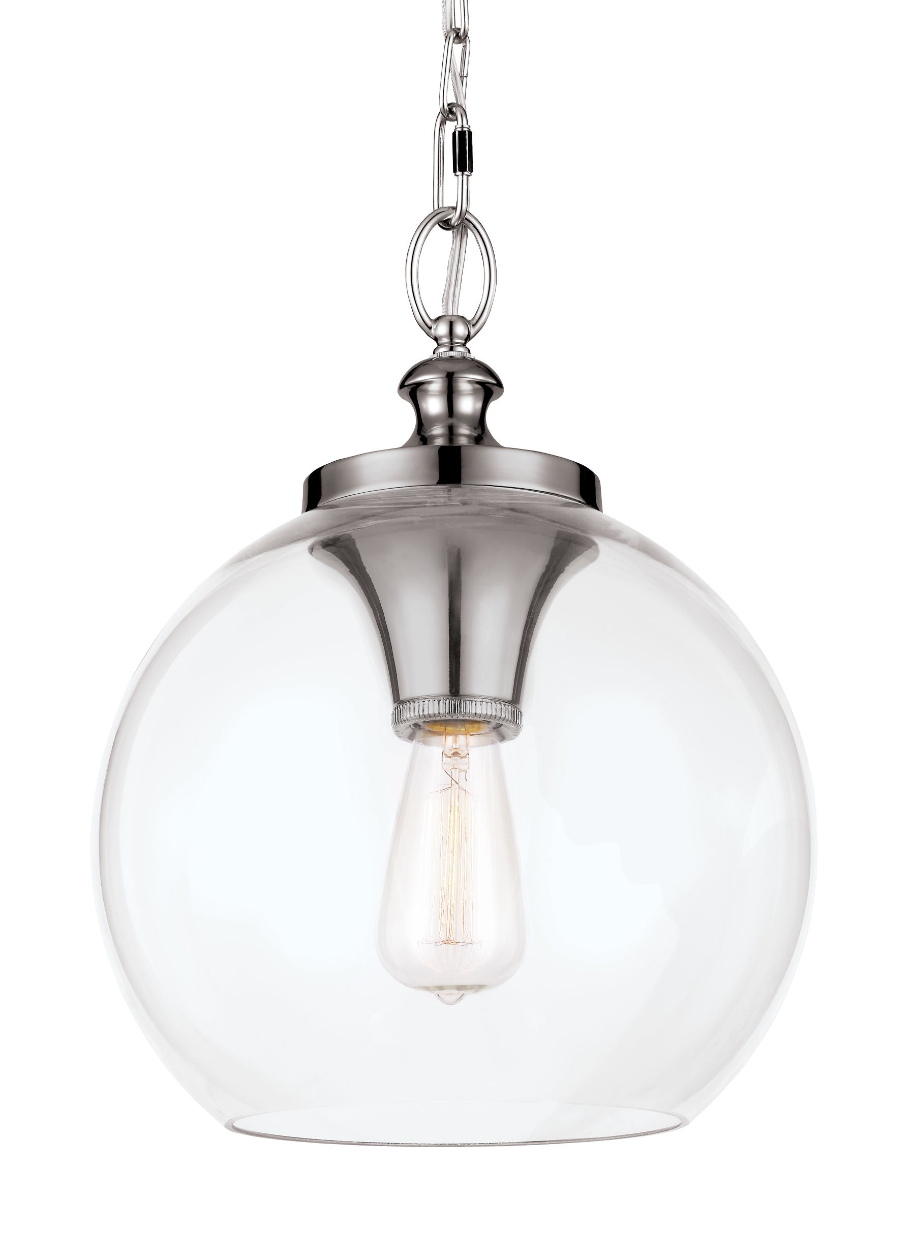 Tabby Suspension simple Nickel - P1307PN | GENERATION LIGHTING