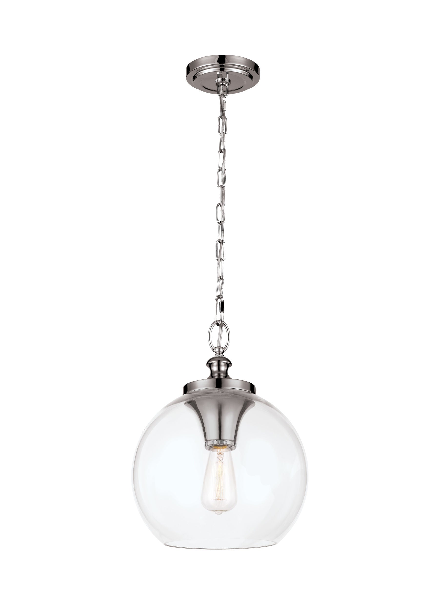 Tabby Suspension simple Nickel - P1307PN | GENERATION LIGHTING