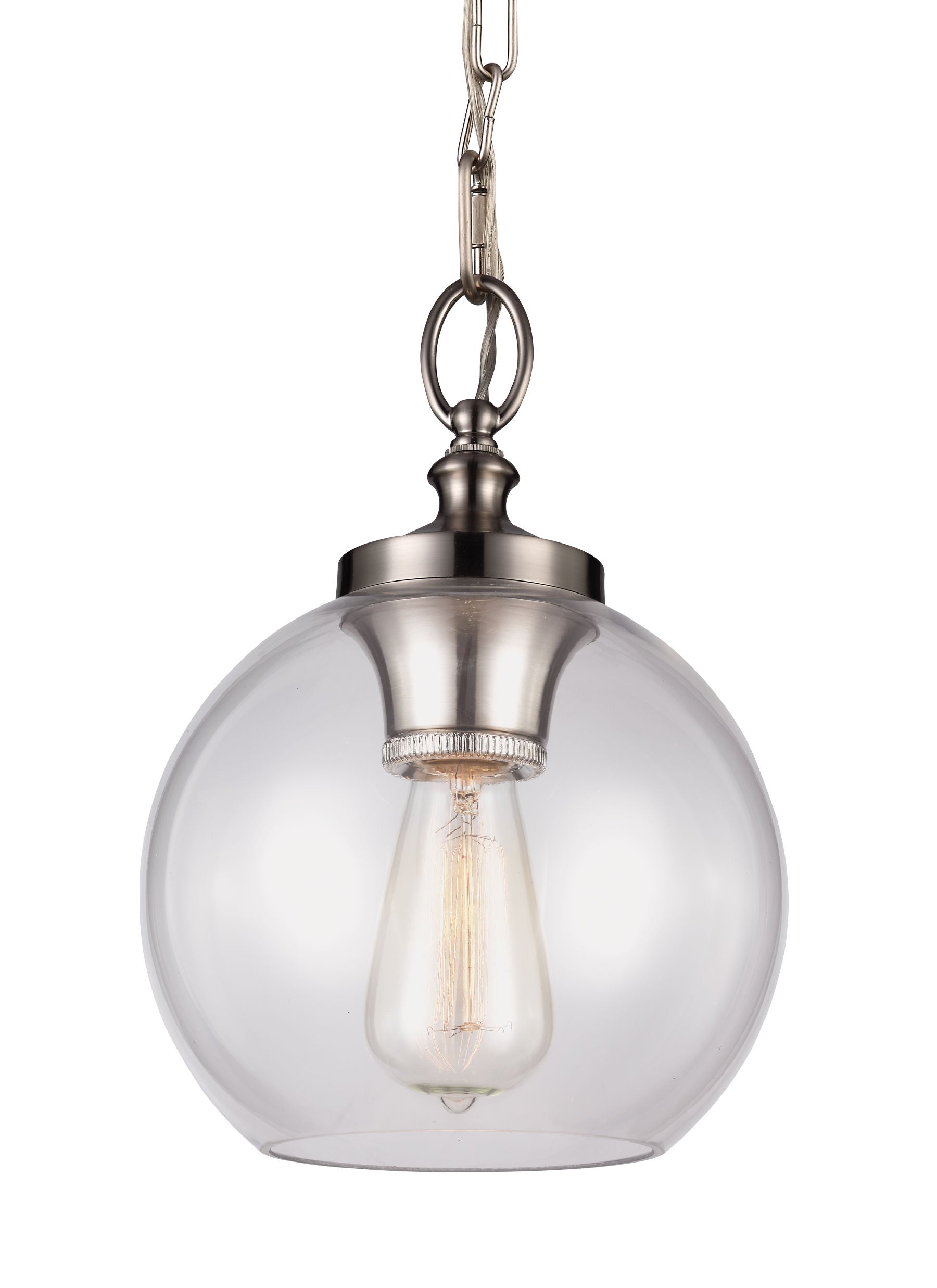 Tabby Suspension simple Nickel - P1308BS | GENERATION LIGHTING