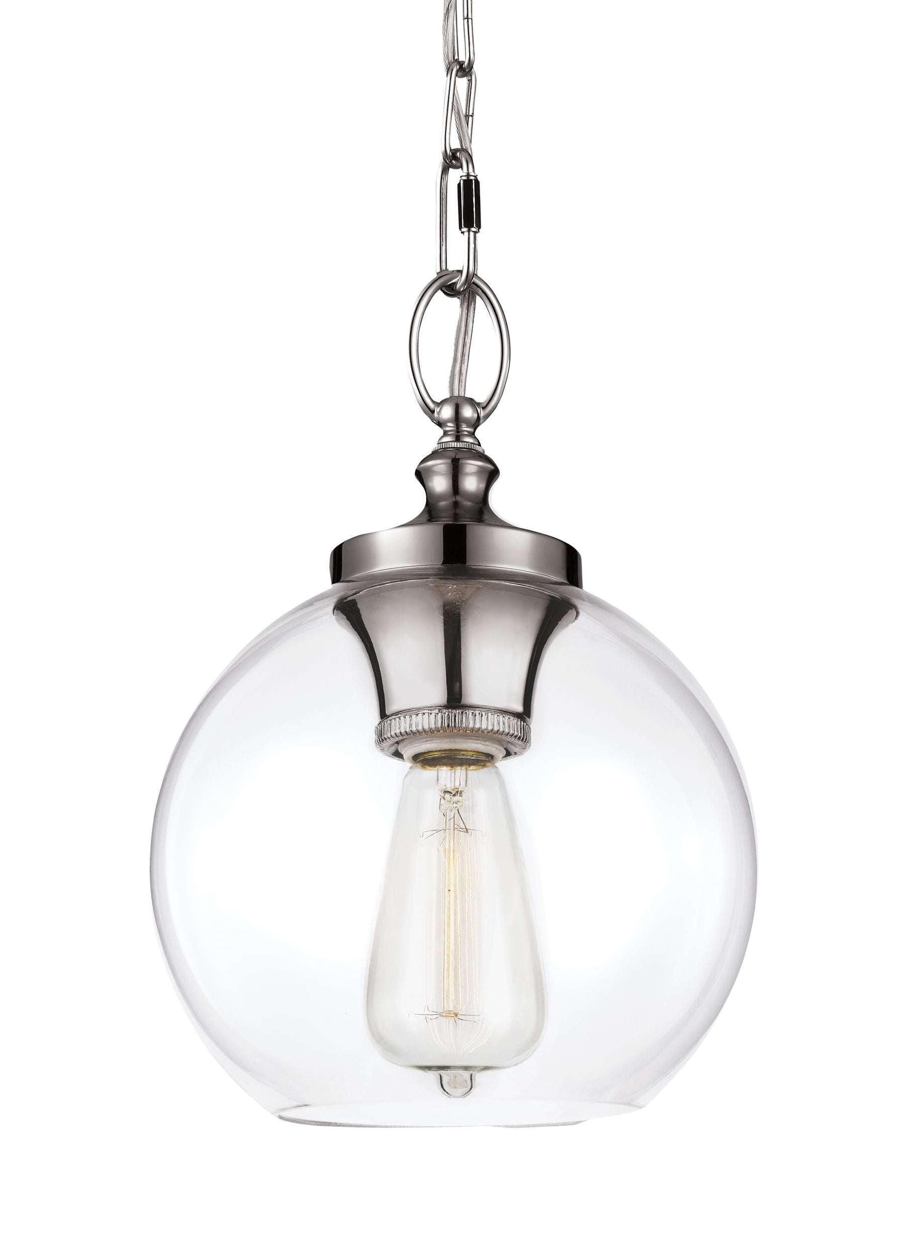 Tabby Suspension simple Nickel - P1308PN | GENERATION LIGHTING