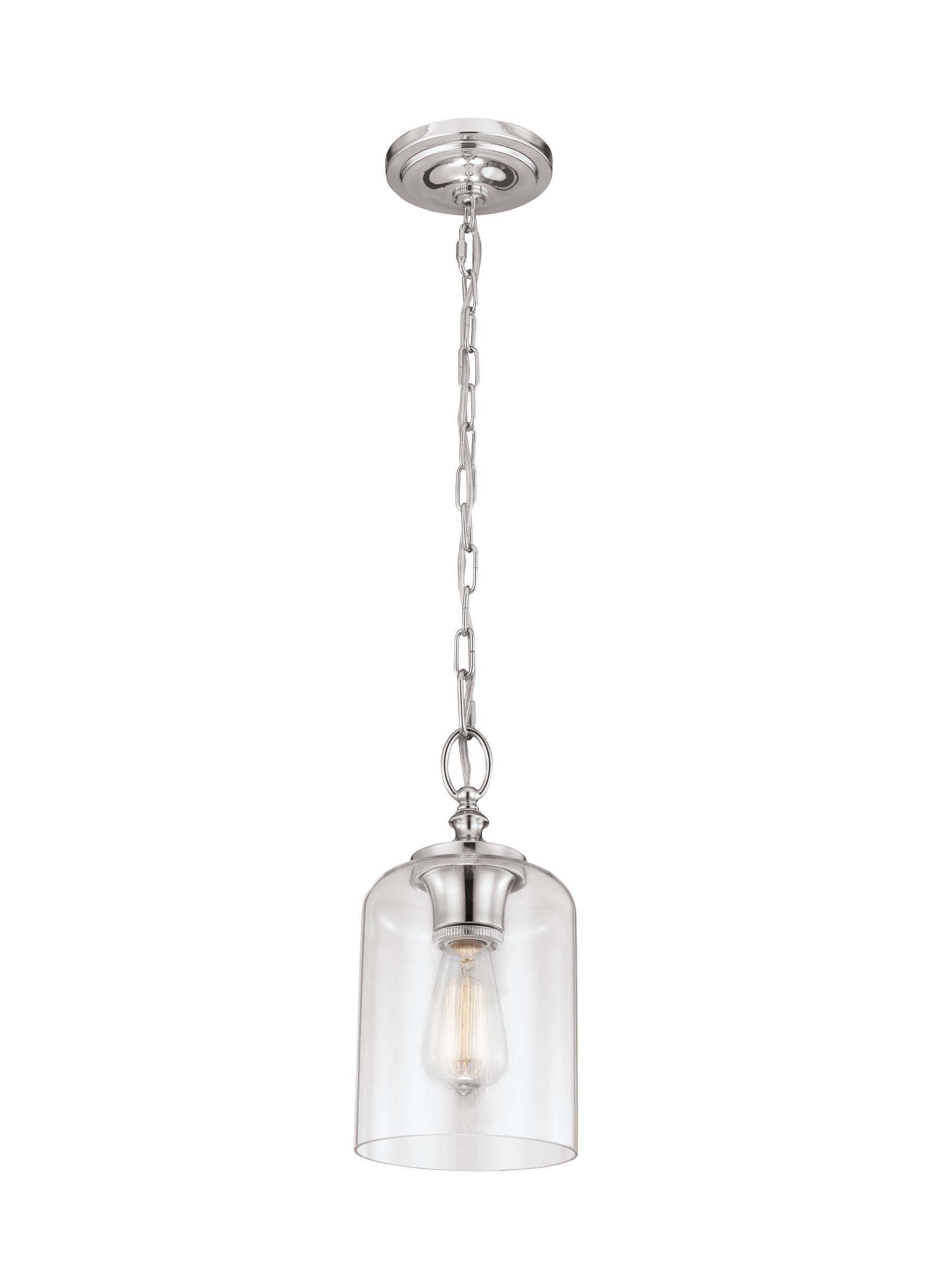 Hounslow Suspension simple Nickel - P1310PN | GENERATION LIGHTING