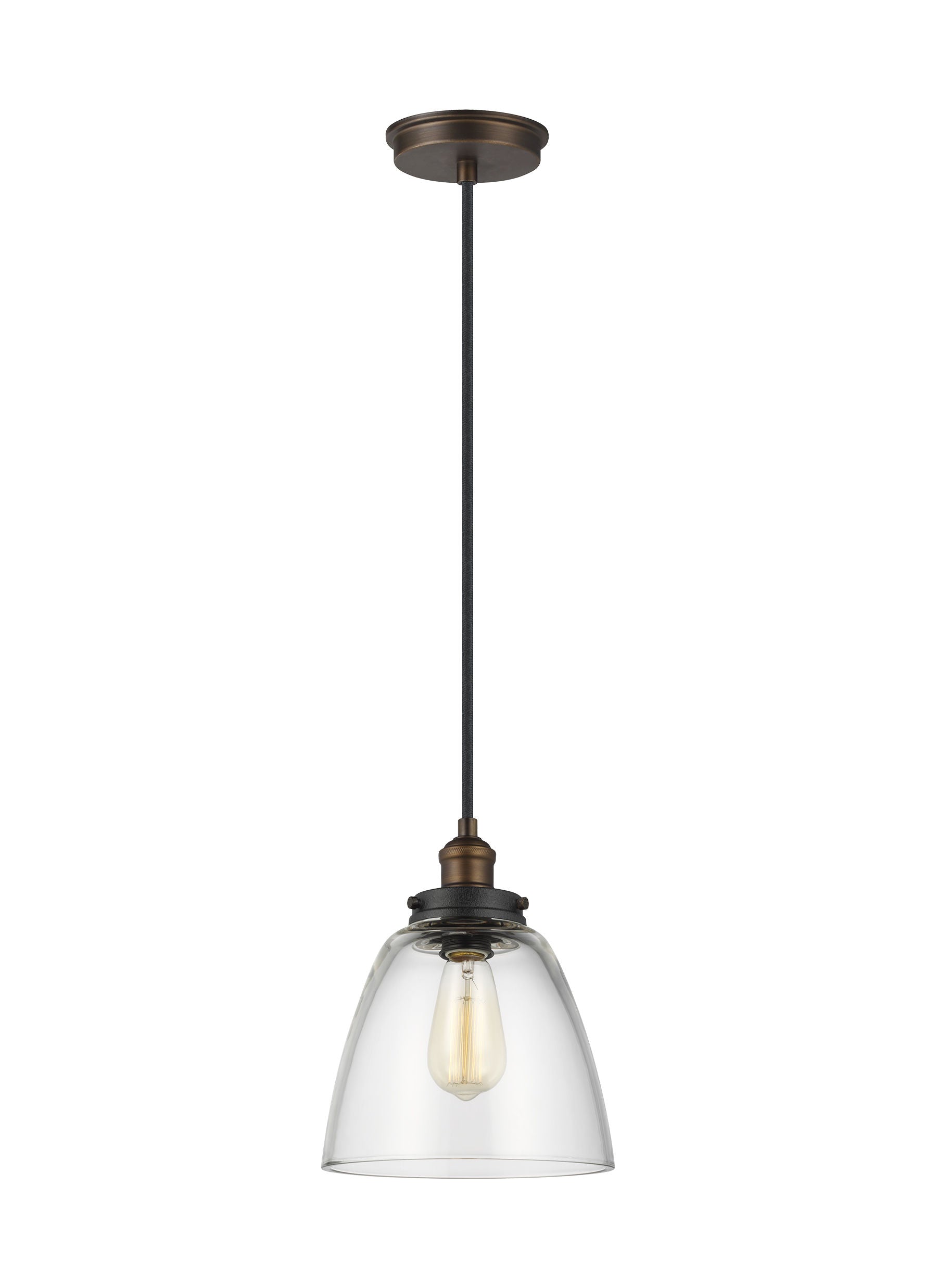 Baskin Suspension simple Or - P1349PAGB/DWZ | GENERATION LIGHTING