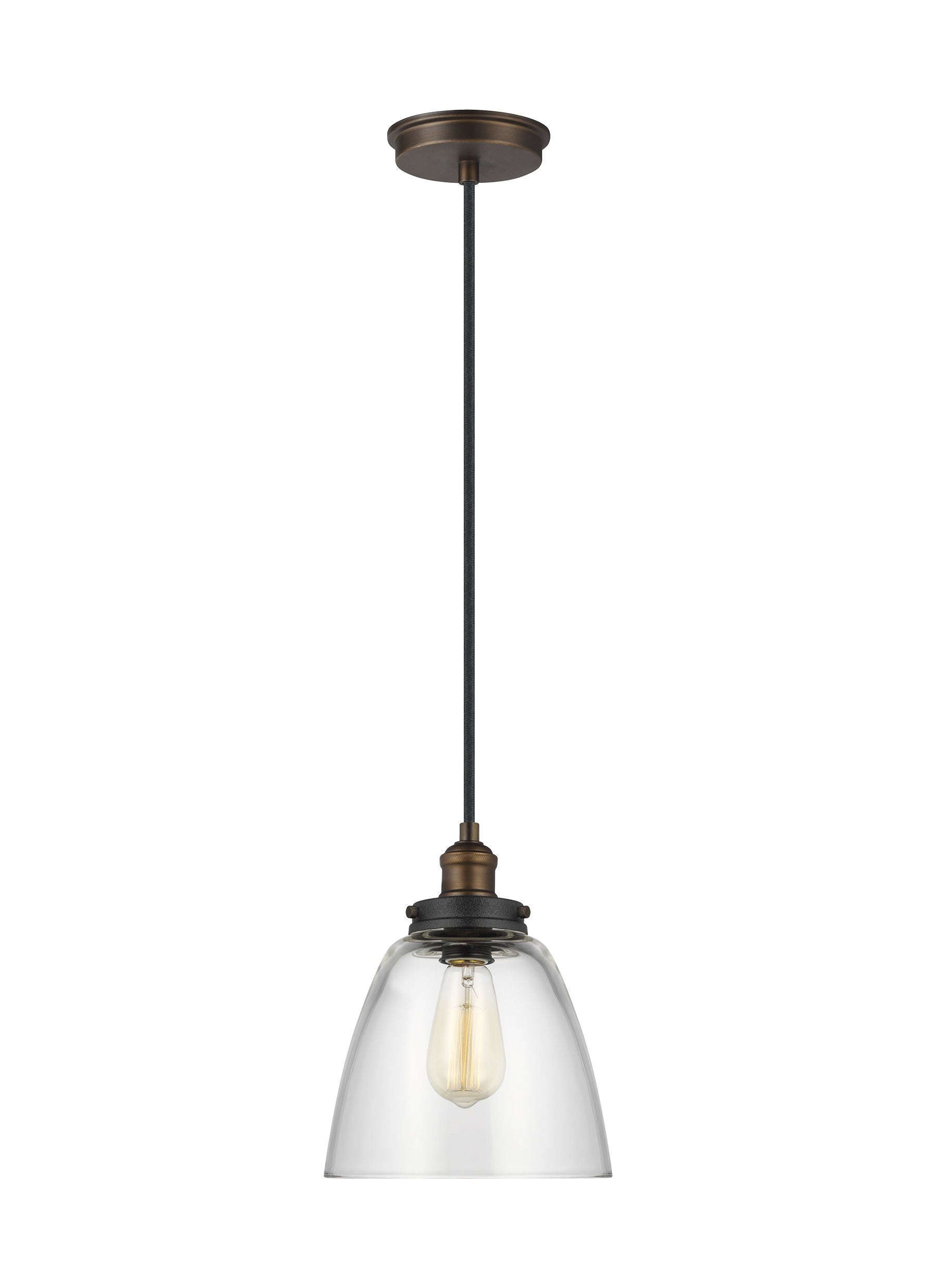 Baskin Suspension simple Or - P1349PAGB/DWZ | GENERATION LIGHTING