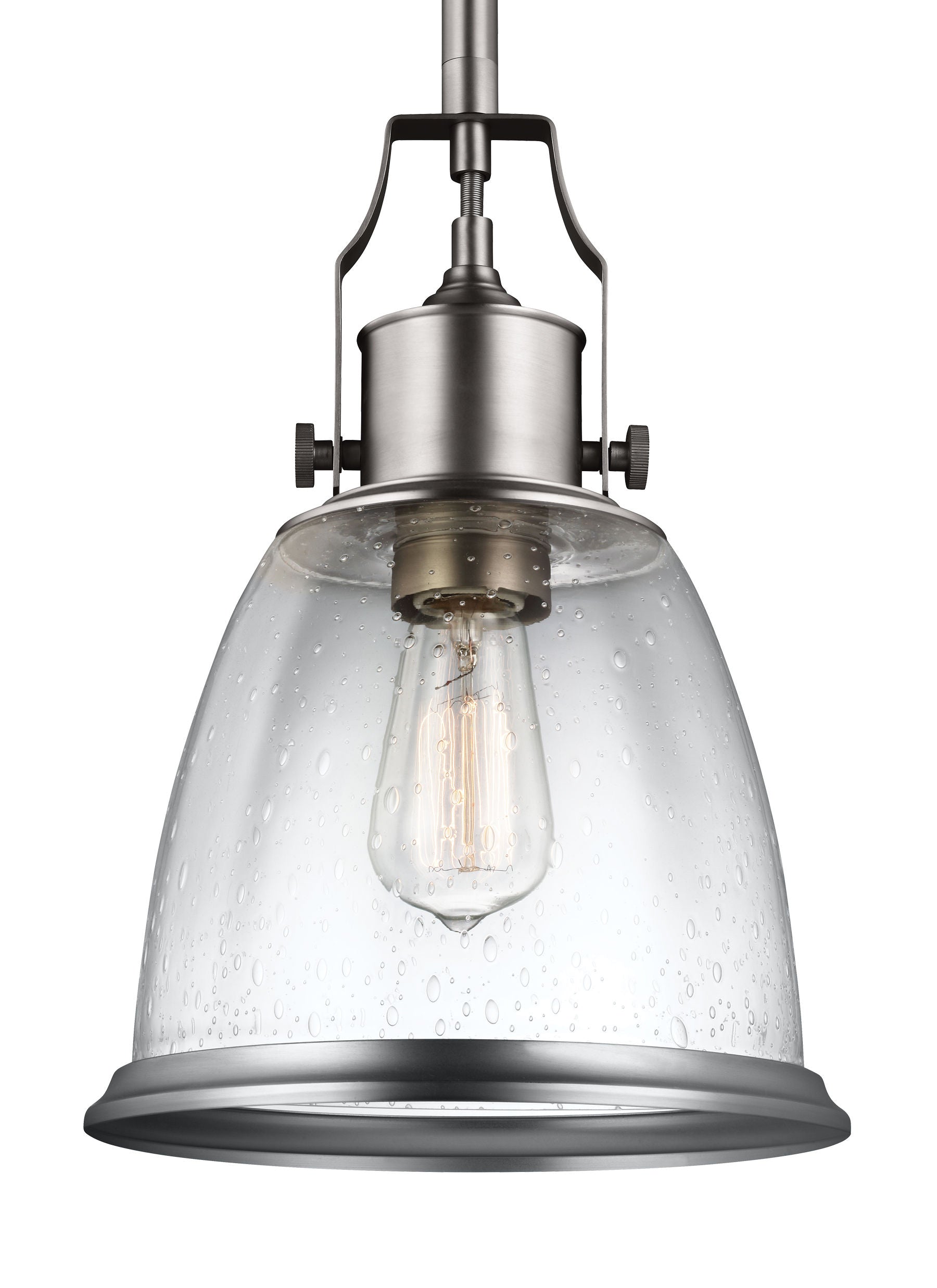 Hobson Suspension simple Nickel - P1355SN | GENERATION LIGHTING