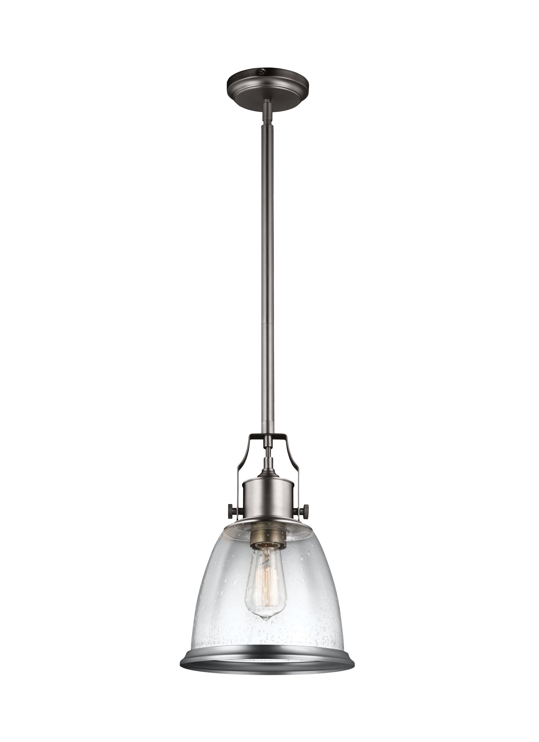 Hobson Suspension simple Nickel - P1355SN | GENERATION LIGHTING