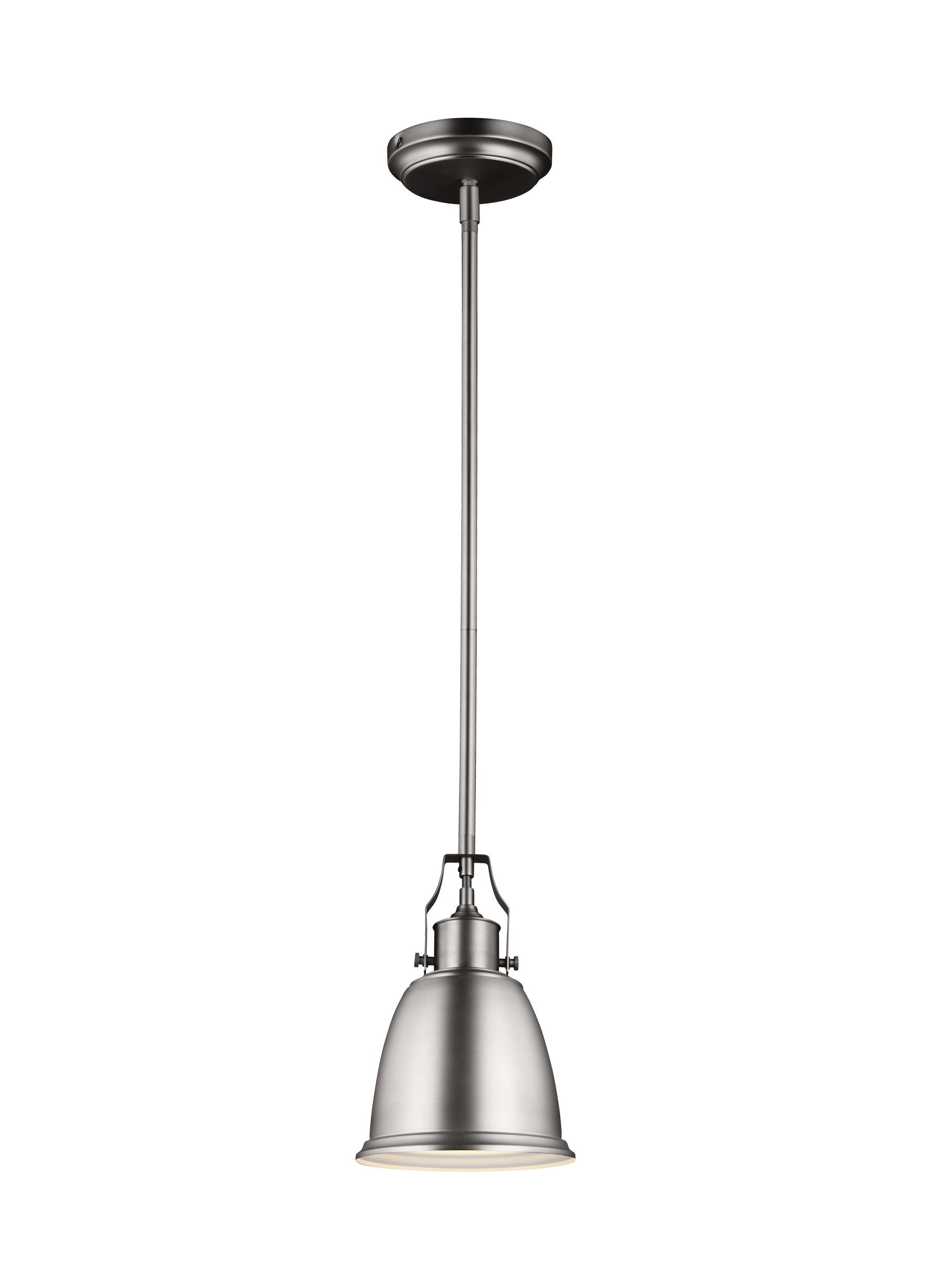 Hobson Suspension simple Nickel - P1357SN | GENERATION LIGHTING