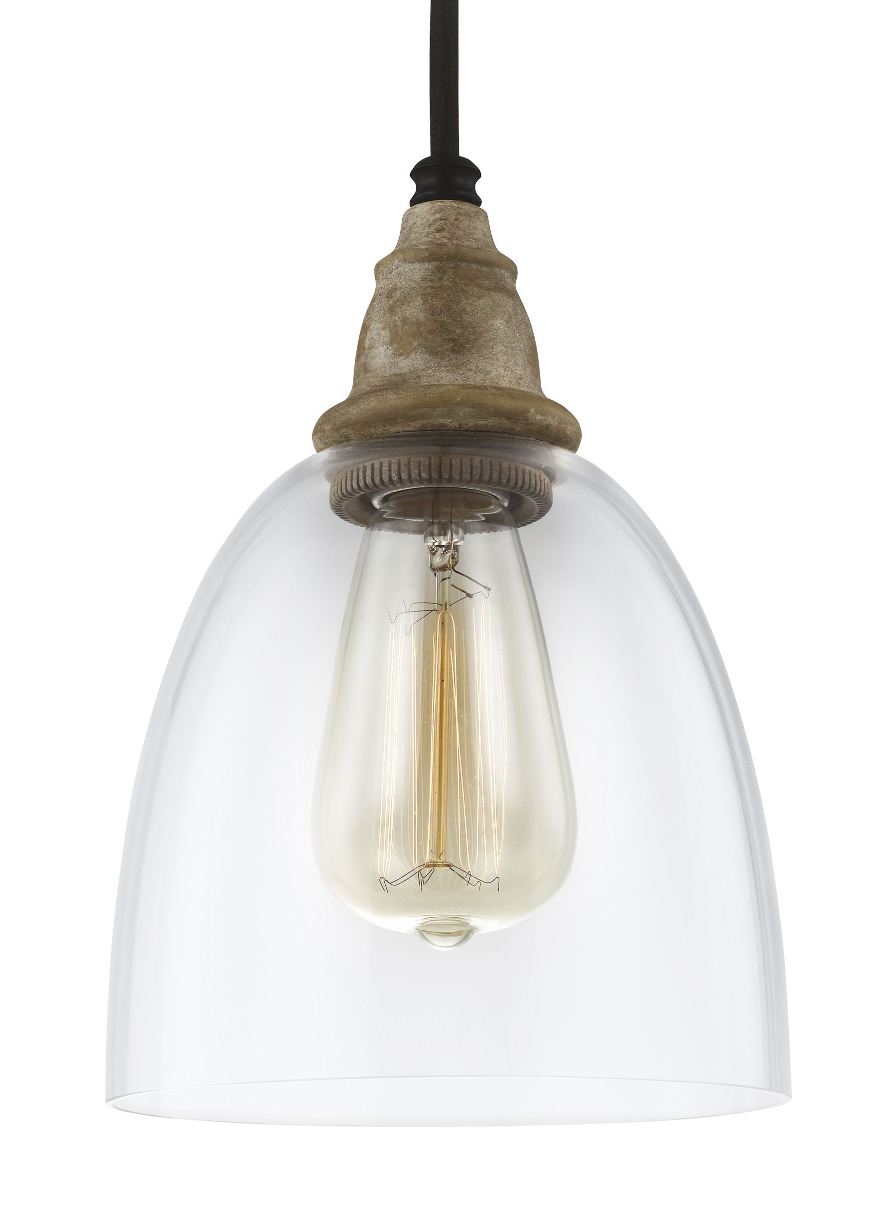 Matrimonio Suspension simple Noir, Bois - P1394DFW/DWZ | GENERATION LIGHTING