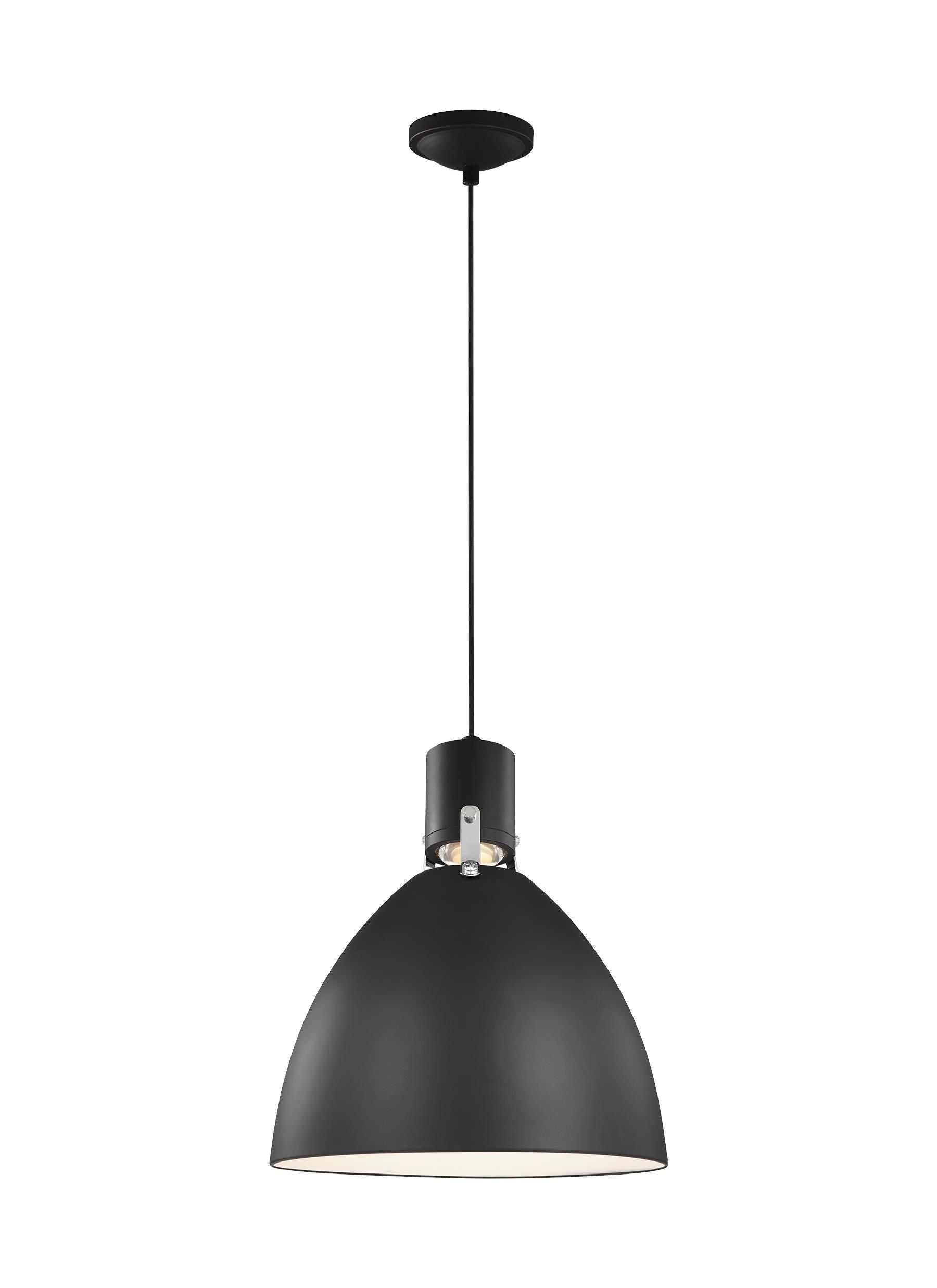 Brynne Suspension simple Noir - P1442MB-L1 | GENERATION LIGHTING