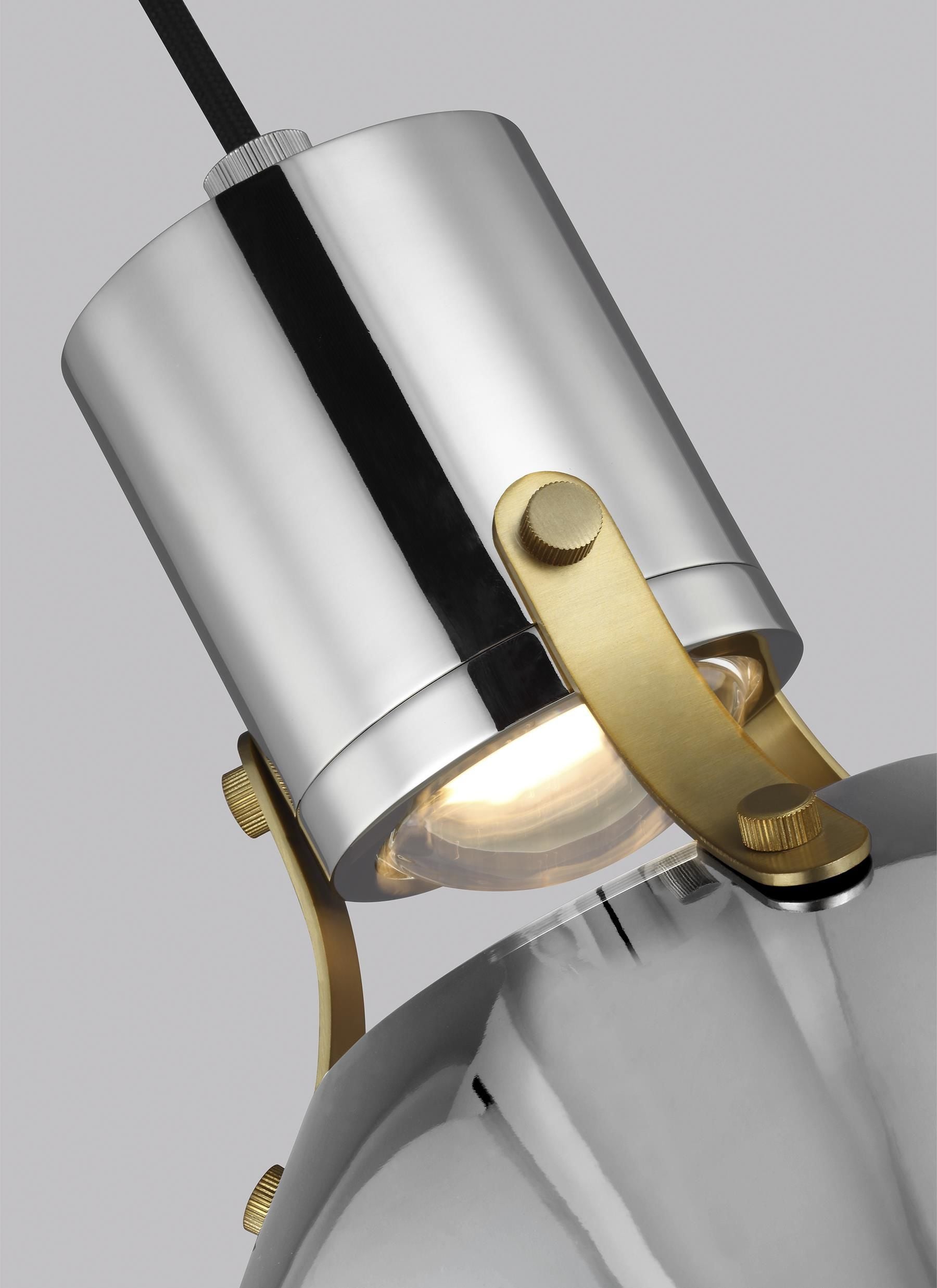 Brynne Suspension simple Nickel DEL INTÉGRÉ - P1443PN-L1 | GENERATION LIGHTING