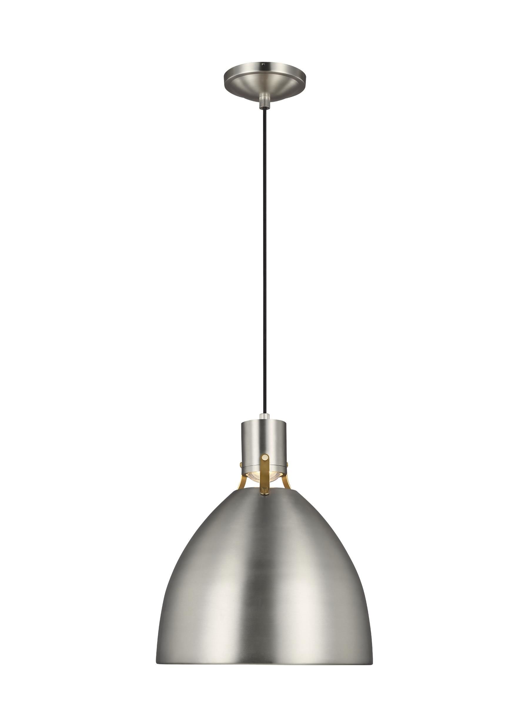 Brynne Suspension simple Nickel DEL INTÉGRÉ - P1443SN-L1 | GENERATION LIGHTING