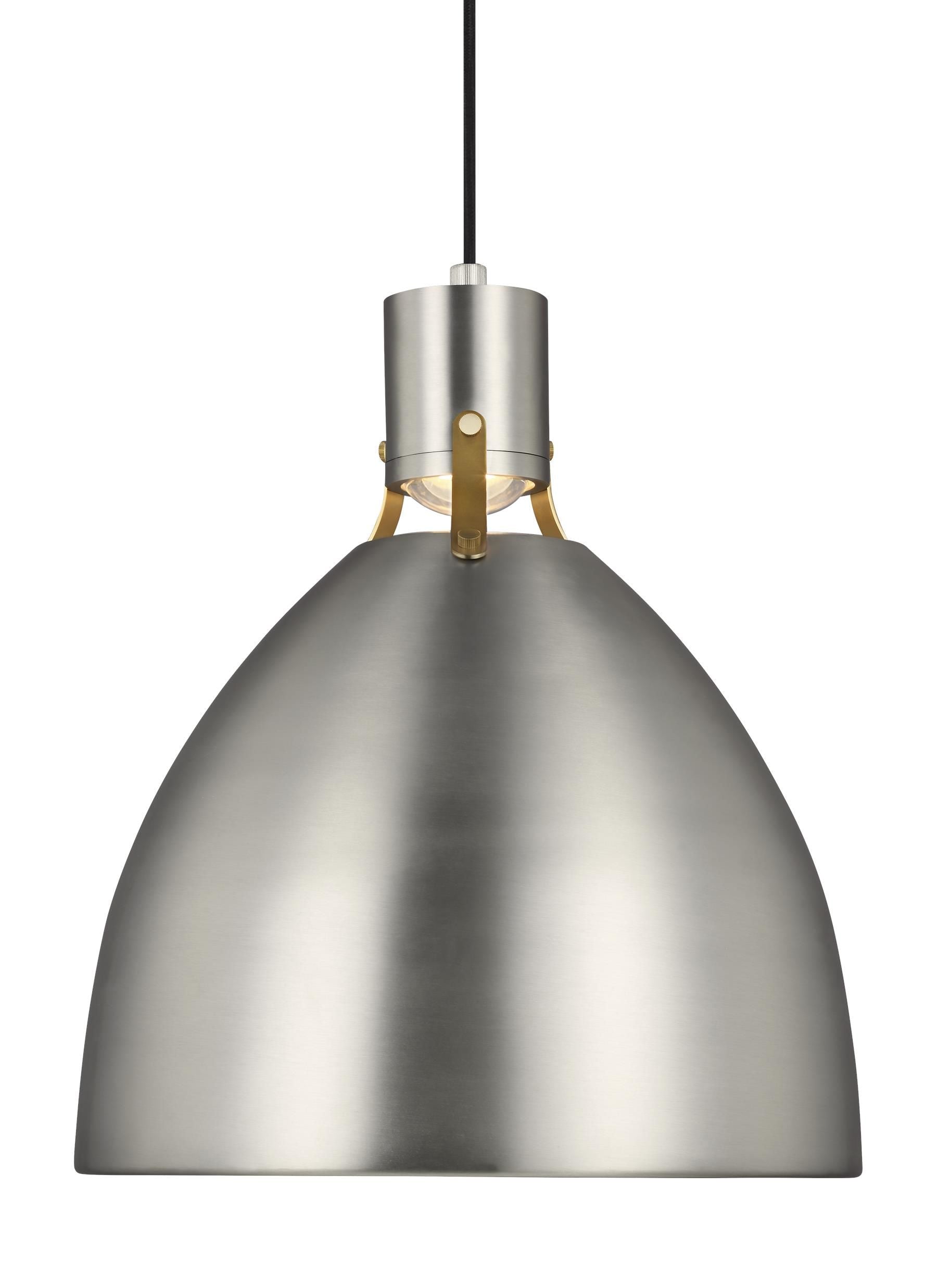 Brynne Suspension simple Nickel DEL INTÉGRÉ - P1443SN-L1 | GENERATION LIGHTING