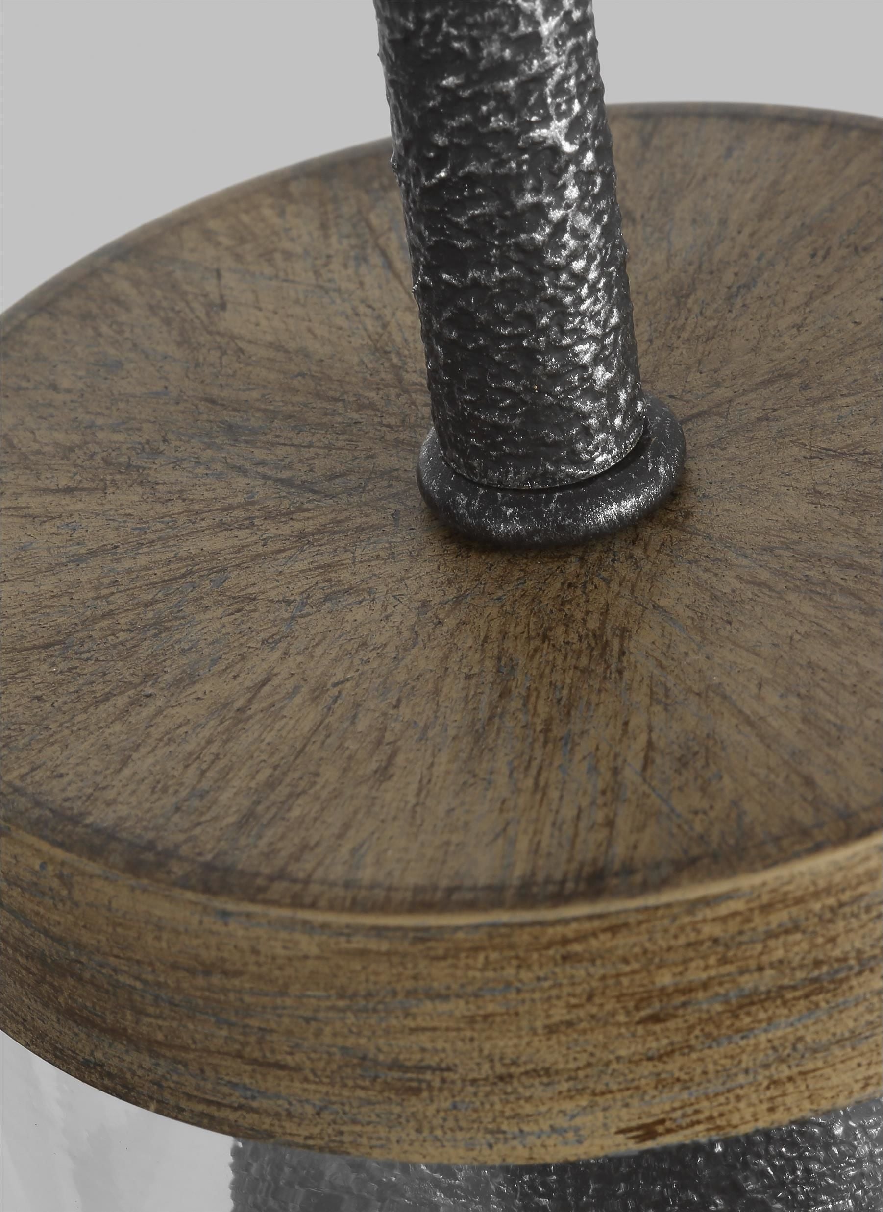 Angelo Suspension simple Noir, Bois - P1510DWK/SGM | GENERATION LIGHTING