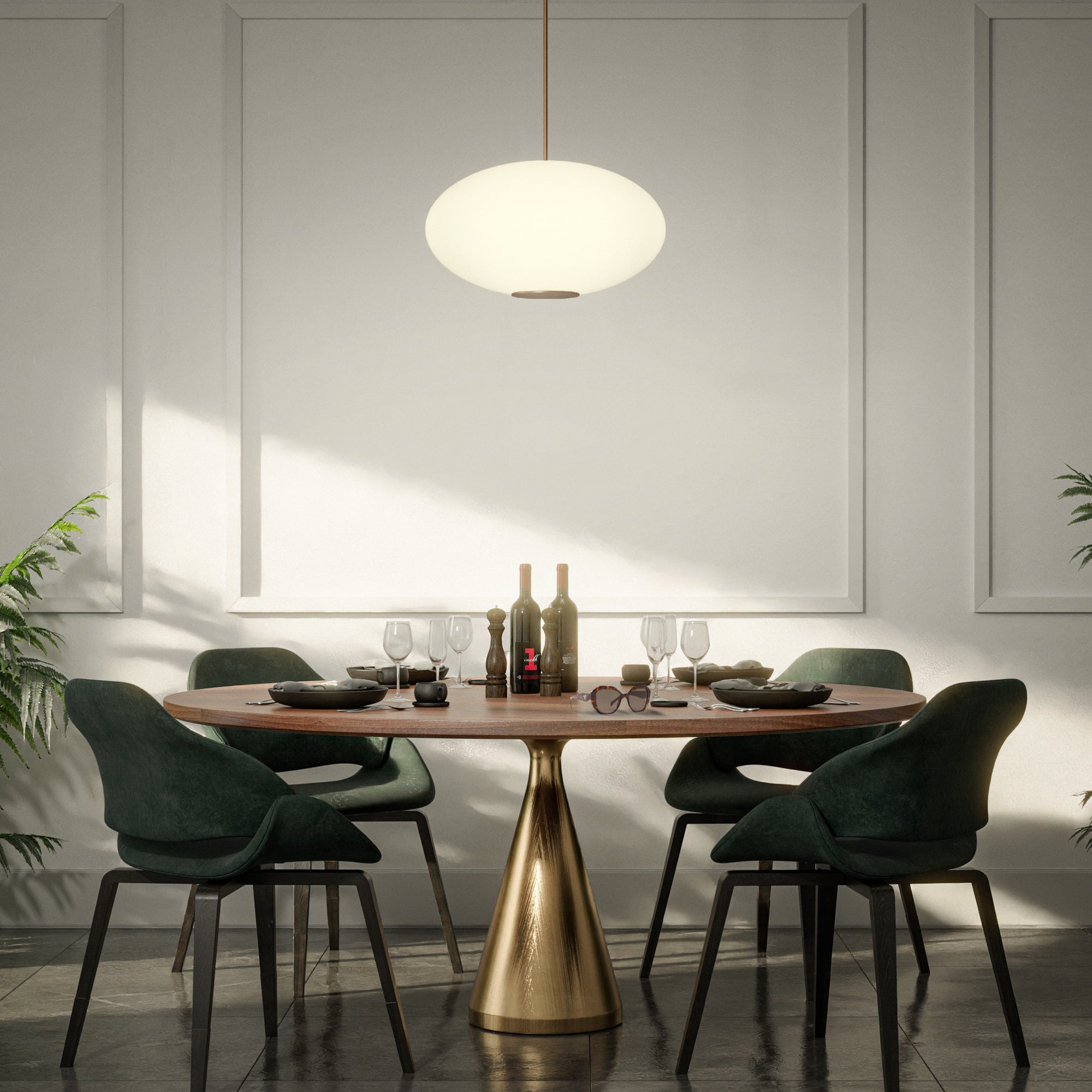 ILLUSION pendant Black INTEGRATED LED - PD-72316-30-AB | MODERN FORMS