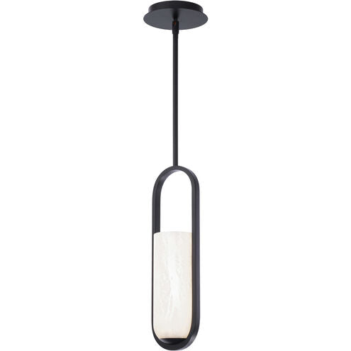 HUGO Suspension simple Noir DEL INTÉGRÉ - PD-26316-BK | MODERN-FORMS