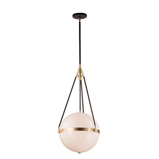 HARMONY Suspension simple Noir, Or - PD306418NBOP | ALORA