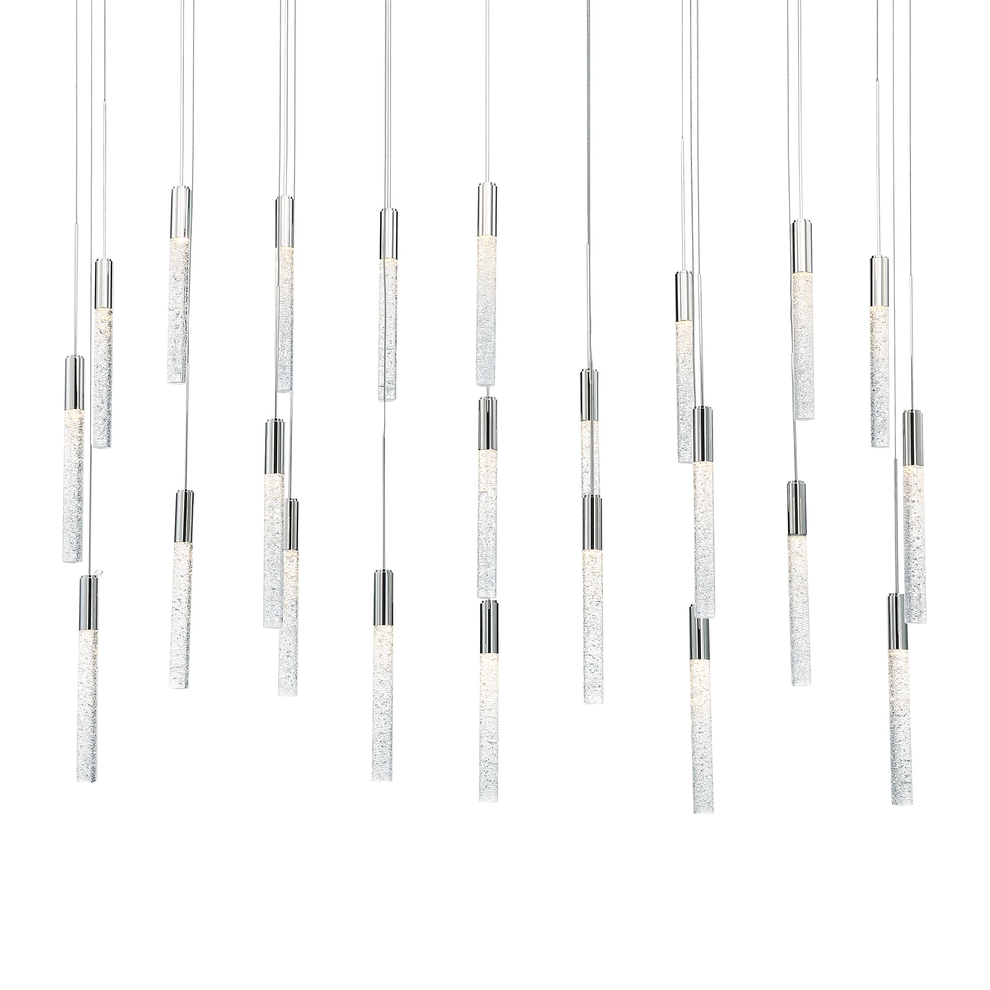 MAGIC Suspension Nickel DEL INTÉGRÉ - PD-35623L-PN | MODERN-FORMS