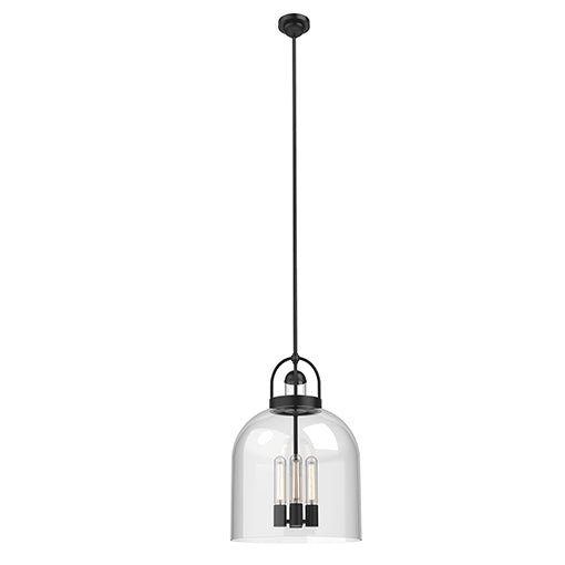 Lancaster Pendant Black - PD361104MB | Alora