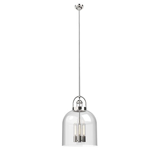 Lancaster Pendant Nickel - PD361104PN | Alora