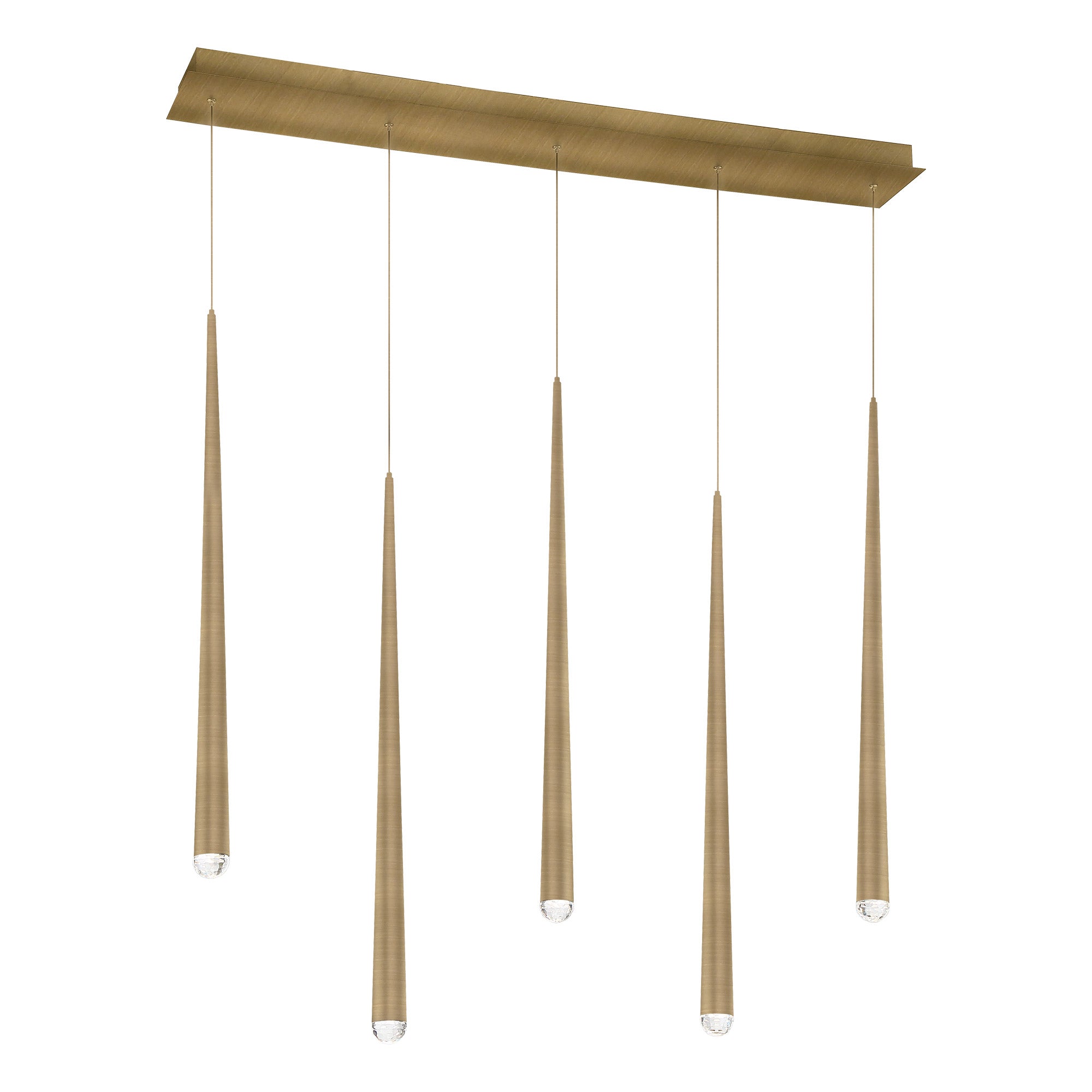 CASCADE Suspension Or DEL INTÉGRÉ - PD-41705L-AB | MODERN-FORMS