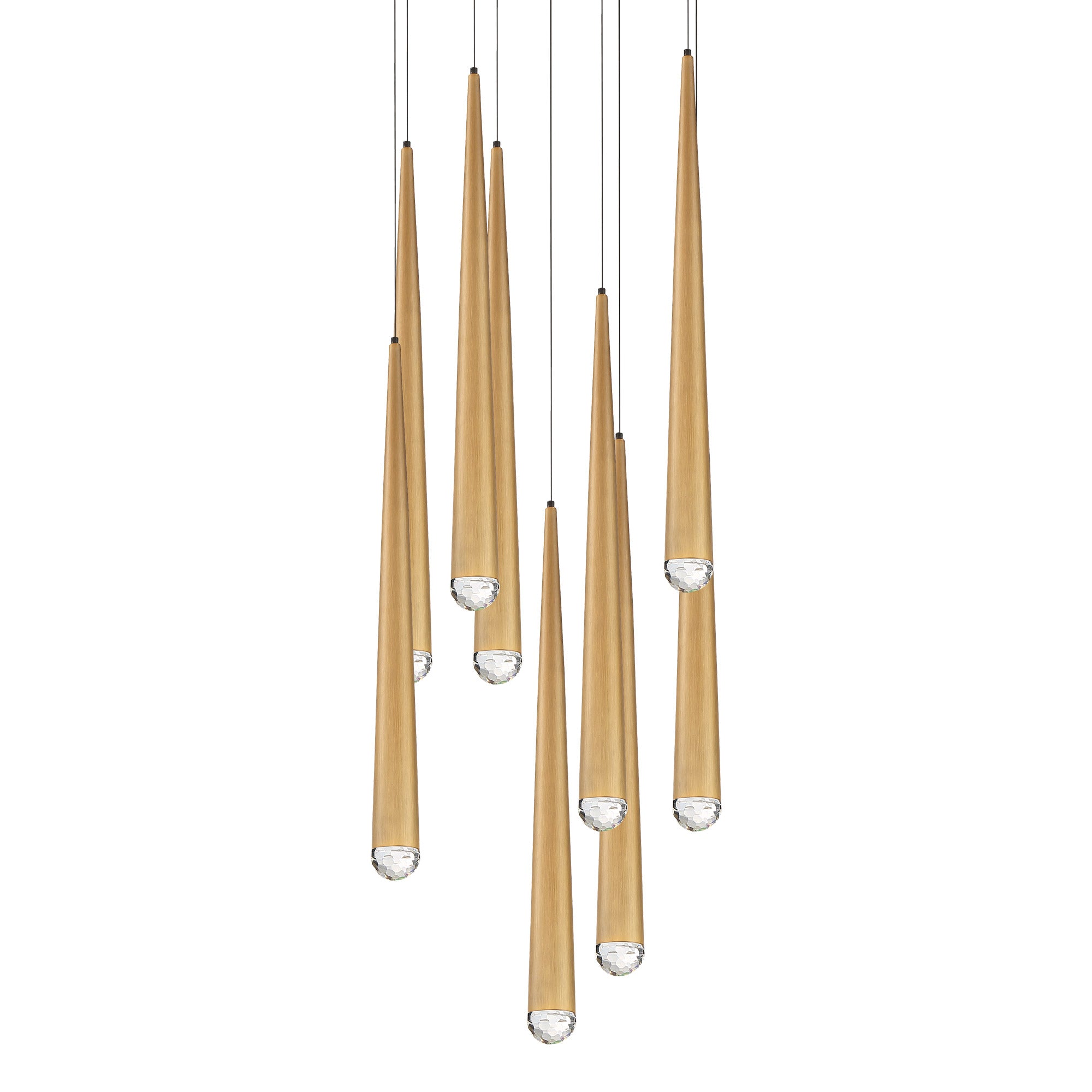 CASCADE Suspension Or DEL INTÉGRÉ - PD-41709R-AB | MODERN-FORMS