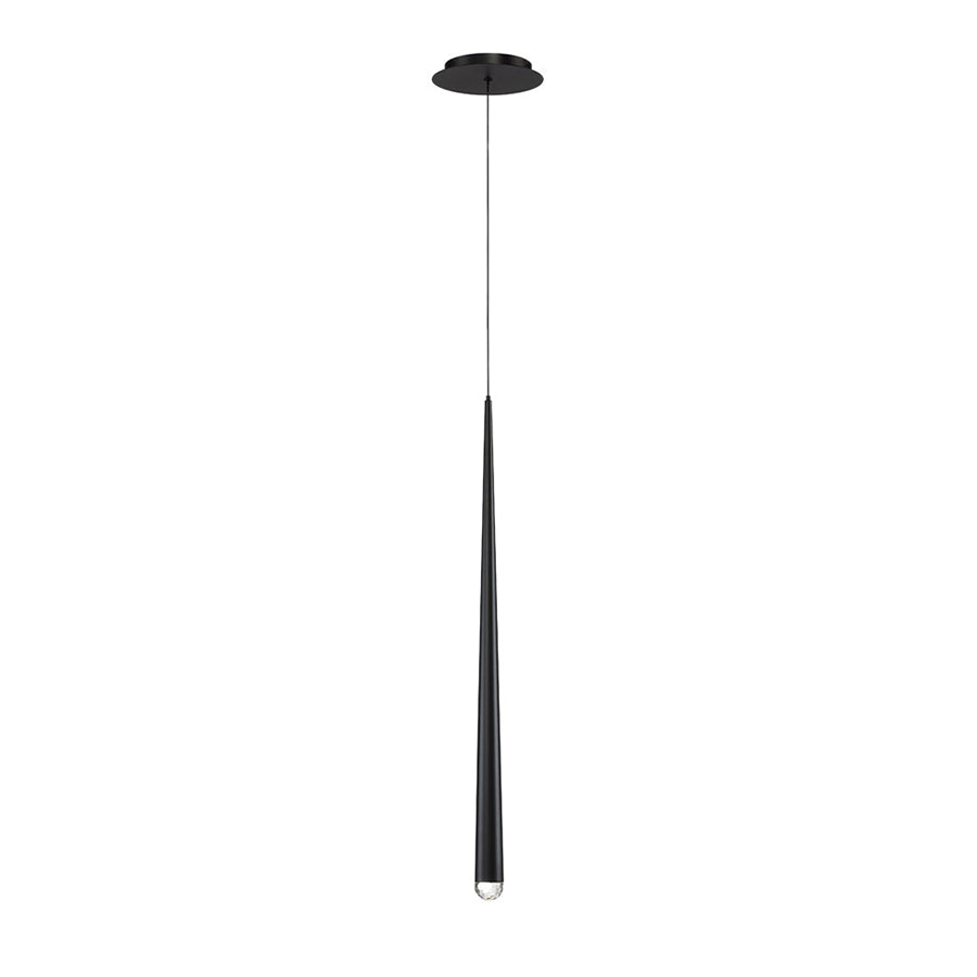 CASCADE Suspension simple Noir DEL INTÉGRÉ - PD-41728-BK | MODERN-FORMS