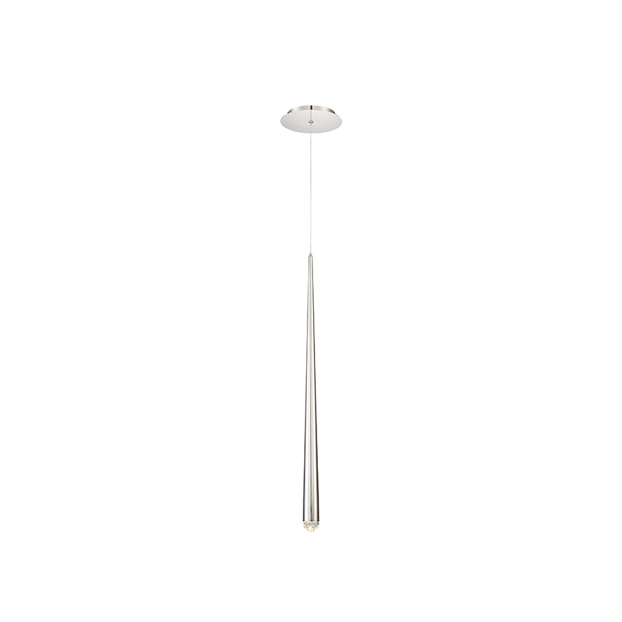 CASCADE Suspension simple Nickel DEL INTÉGRÉ - PD-41728-PN | MODERN-FORMS