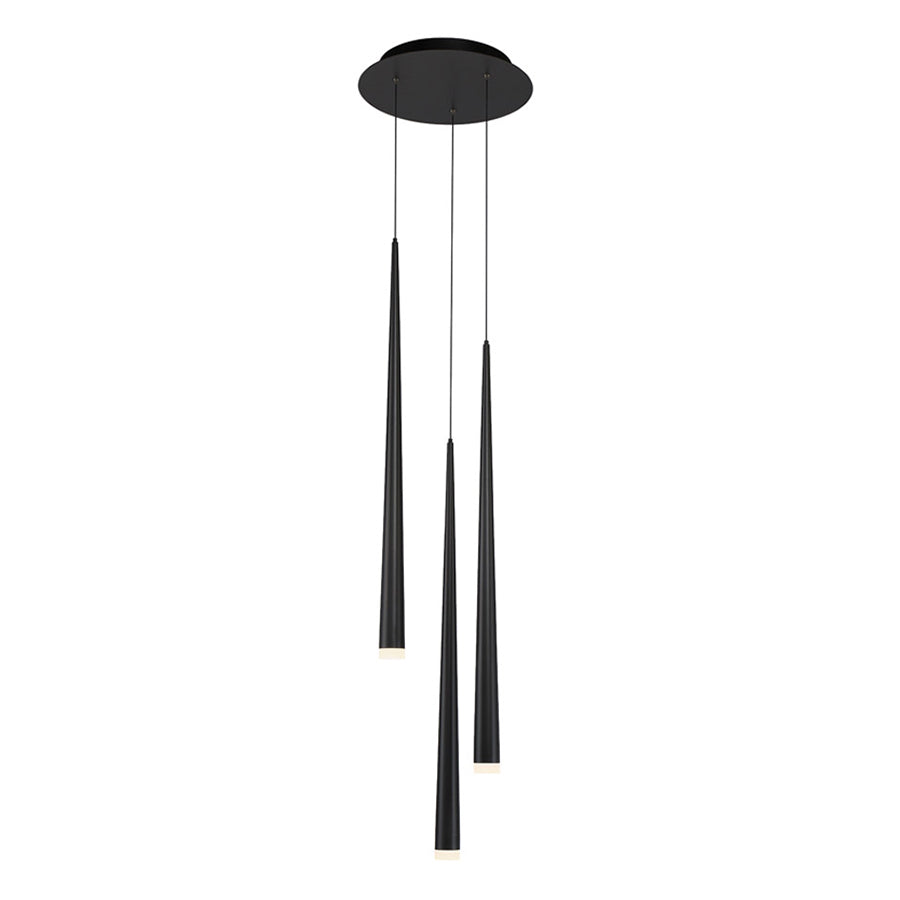 CASCADE Pendant Black INTEGRATED LED - PD-41803R-BK | MODERN FORMS