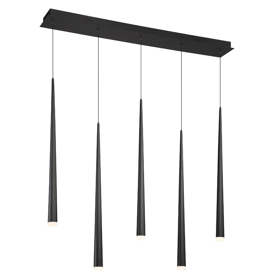 CASCADE Pendant Black INTEGRATED LED - PD-41805L-BK | MODERN FORMS