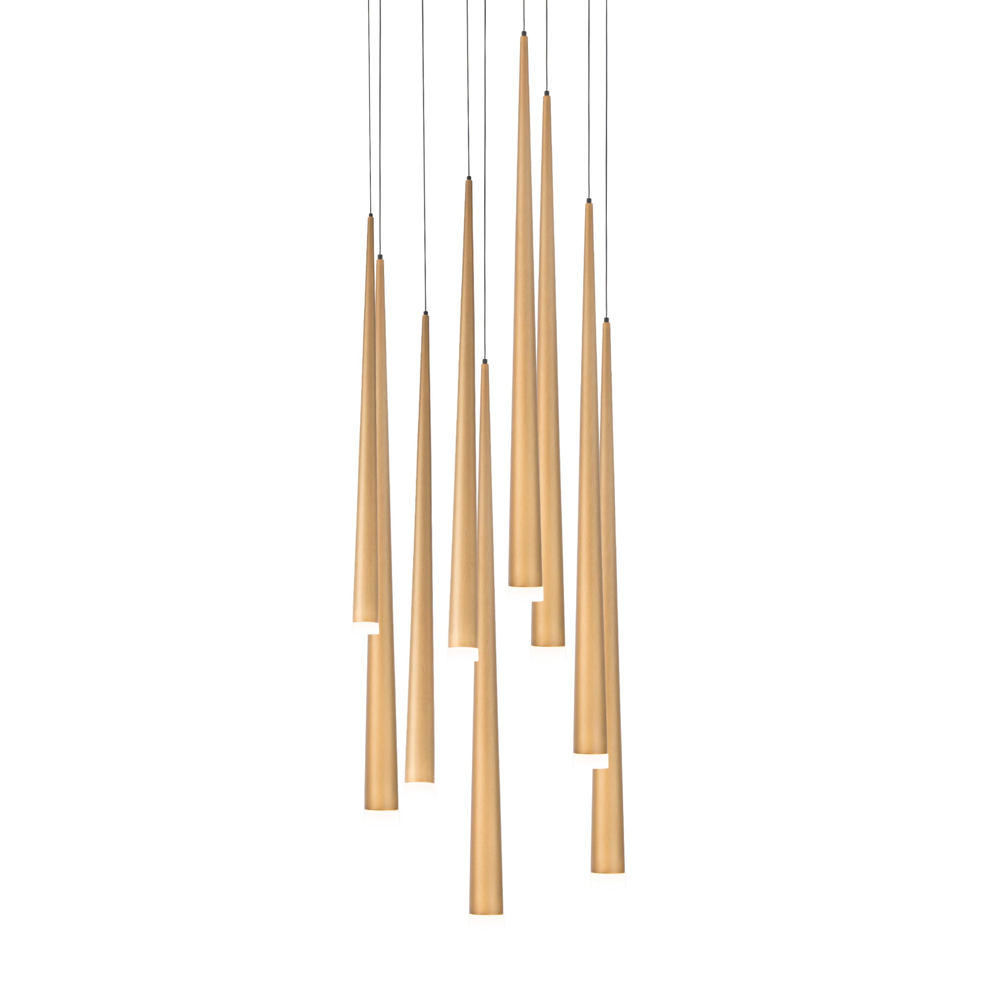 CASCADE Pendant Gold INTEGRATED LED - PD-41809R-AB | MODERN FORMS