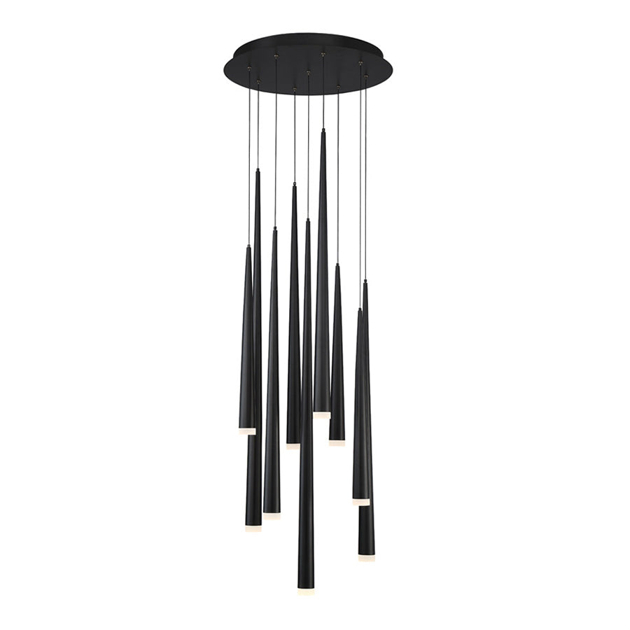 CASCADE Pendant Black INTEGRATED LED - PD-41809R-BK | MODERN FORMS
