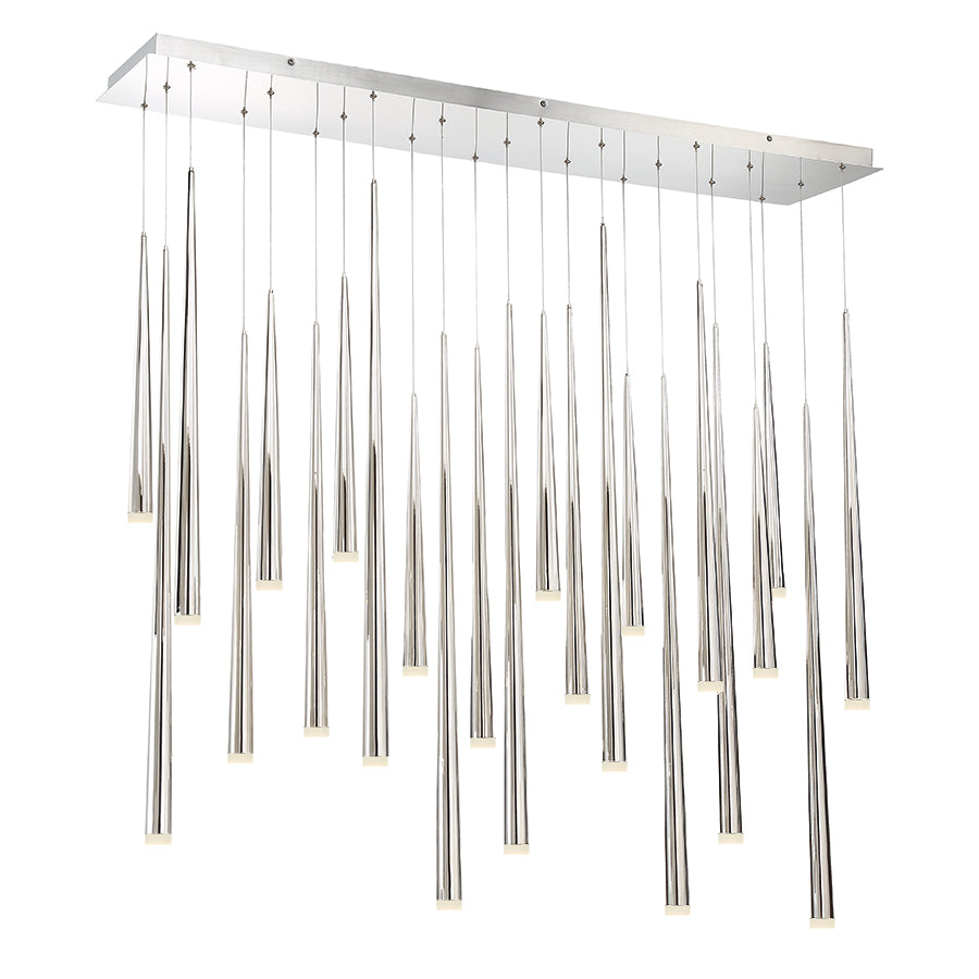 CASCADE Pendant Nickel INTEGRATED LED - PD-41823L-PN | MODERN FORMS