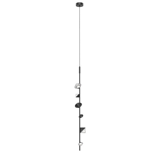 GEODE Suspension Noir DEL INTÉGRÉ - PD50852-BK | KUZCO