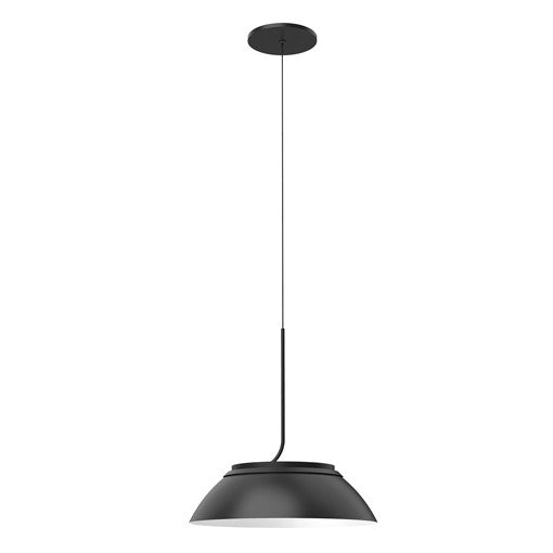 MAGELLAN Suspension simple Noir, Blanc DEL INTÉGRÉ - PD51212-BK/WH | KUZCO