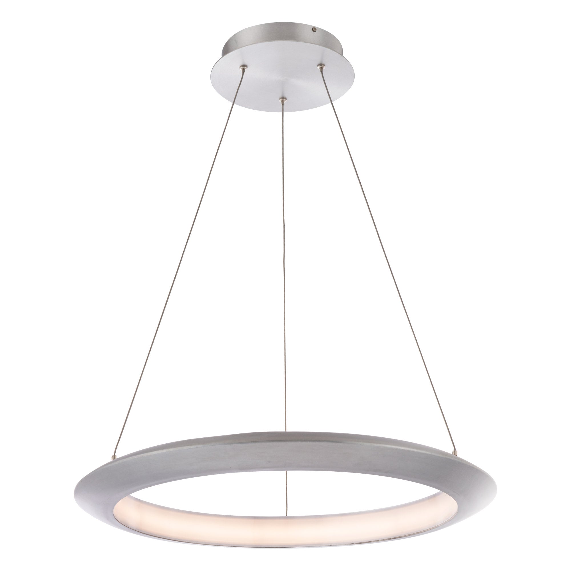 THE RING Chandelier Aluminum INTEGRATED LED - PD-55024-35-AL | MODERN FORMS