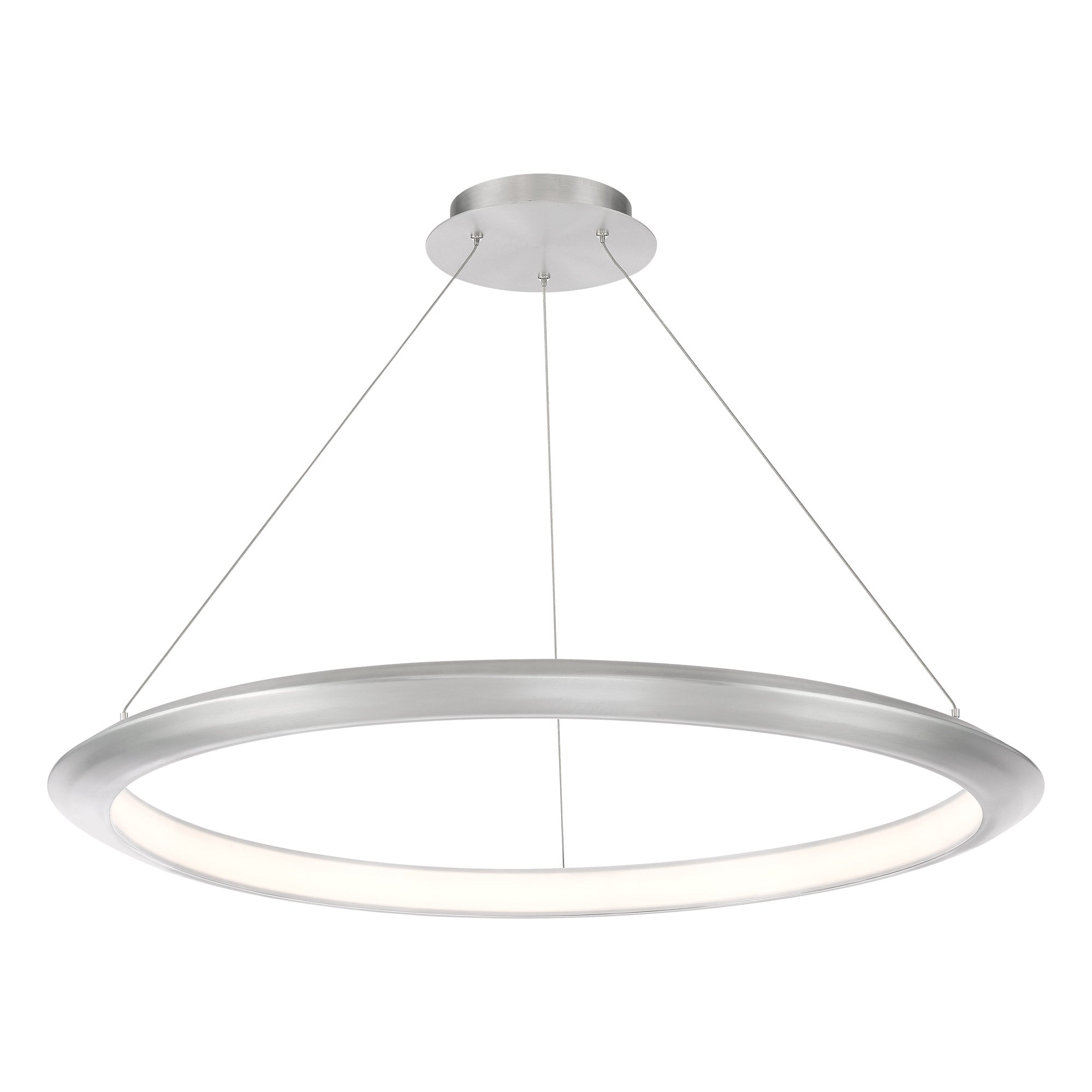 THE RING Chandelier Aluminum INTEGRATED LED - PD-55036-27-AL | MODERN FORMS