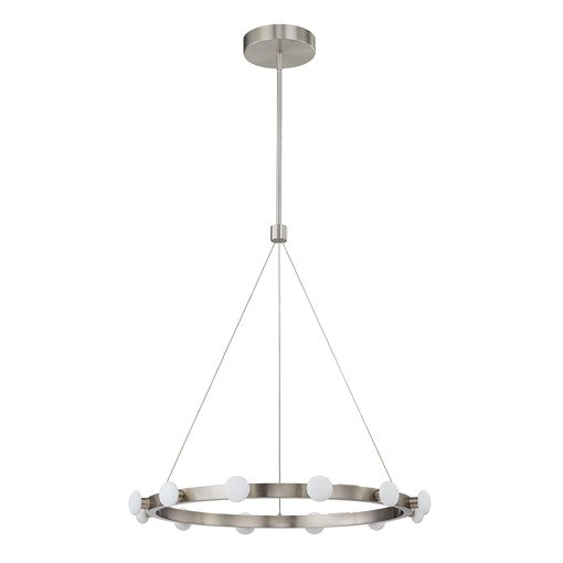 REZZ Chandelier Nickel INTEGRATED LED - PD63428-BN | KUZCO
