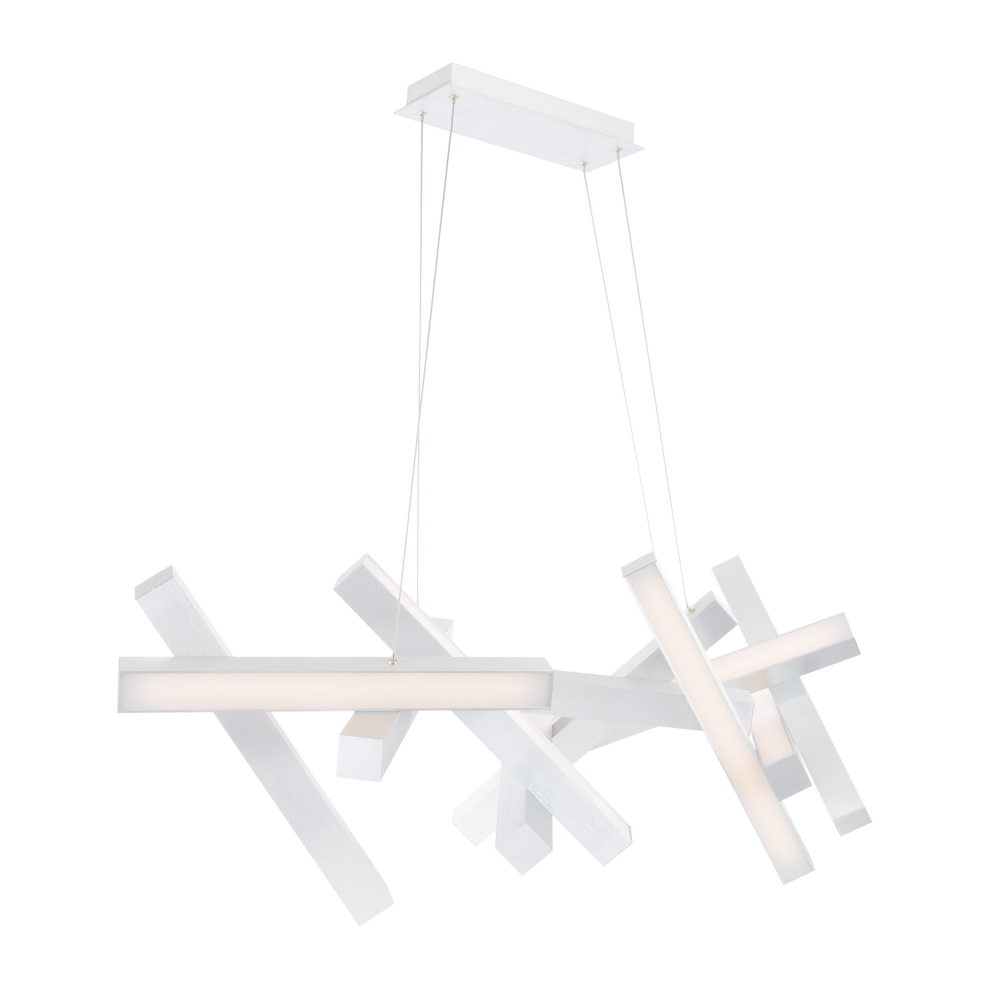 CHAOS Suspension Nickel DEL INTÉGRÉ - PD-64848-AL | MODERN-FORMS