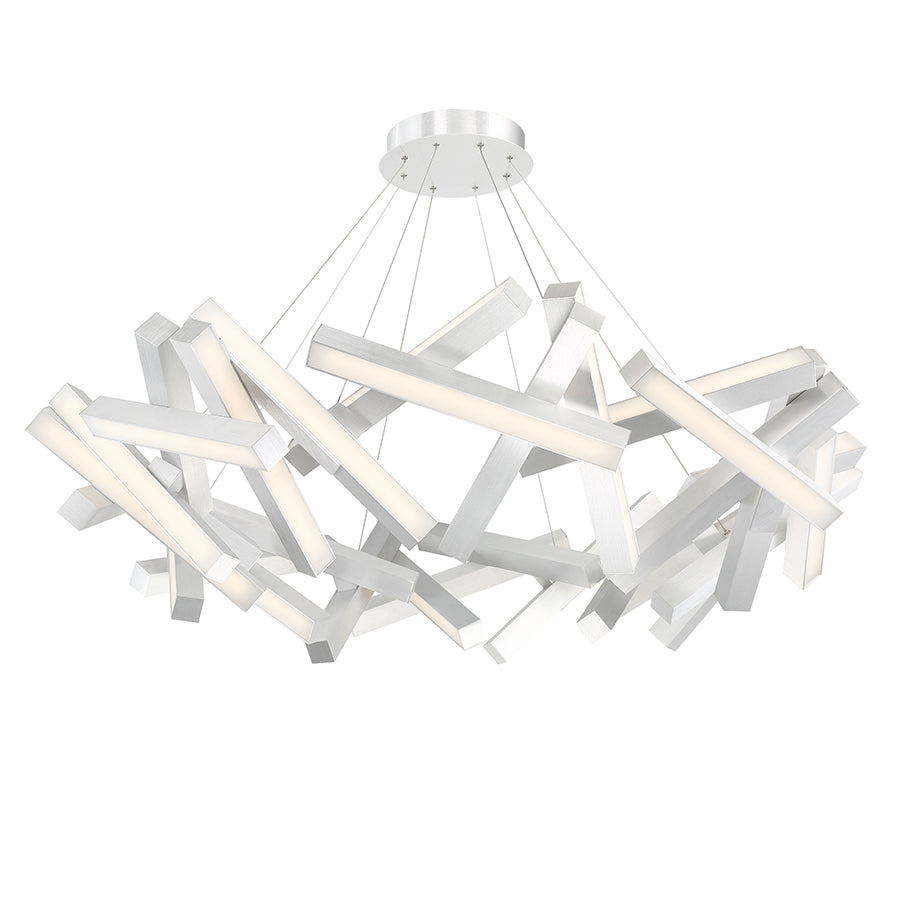 CHAOS Suspension Nickel DEL INTÉGRÉ - PD-64861-AL | MODERN-FORMS