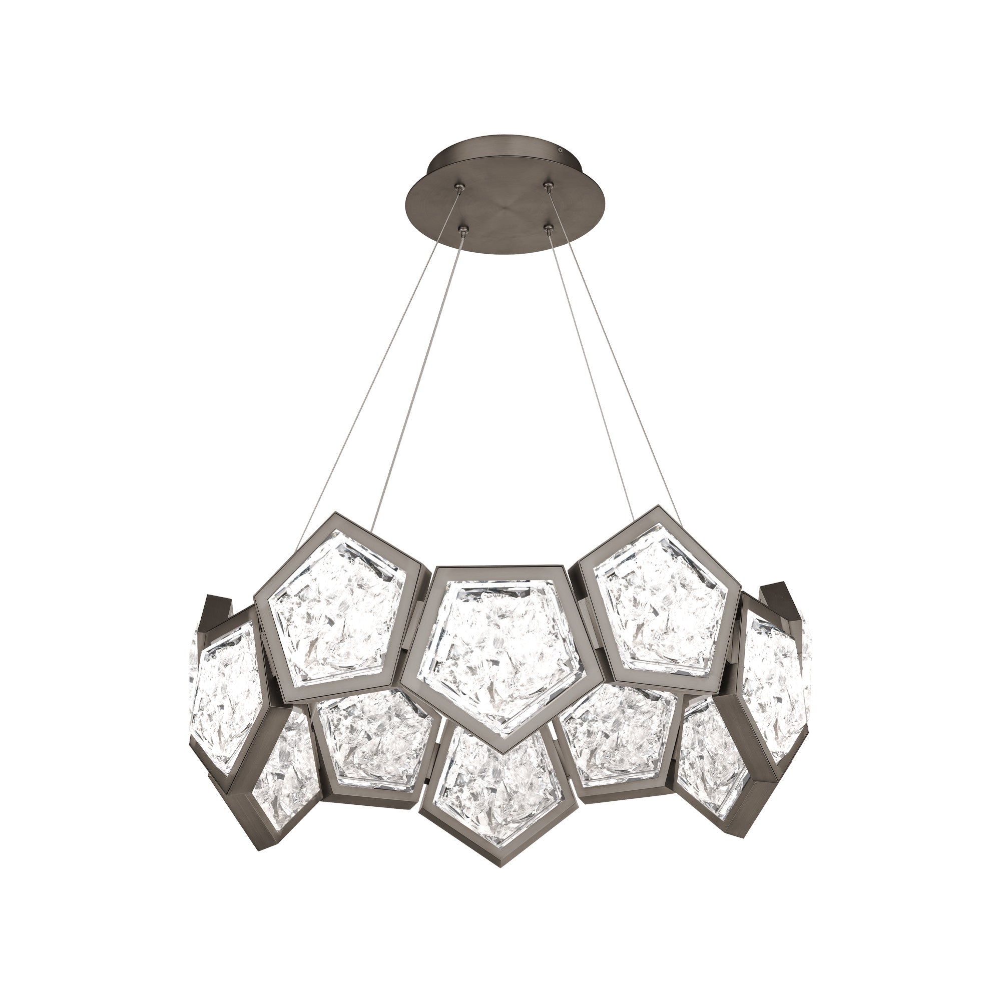 STAR-LIGHT-STAR-BRIGHT Suspension Nickel DEL INTÉGRÉ - PD-74126-AN | MODERN-FORMS
