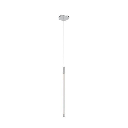 MOTIF Suspension simple Chrome DEL INTÉGRÉ - PD75021-CH | KUZCO