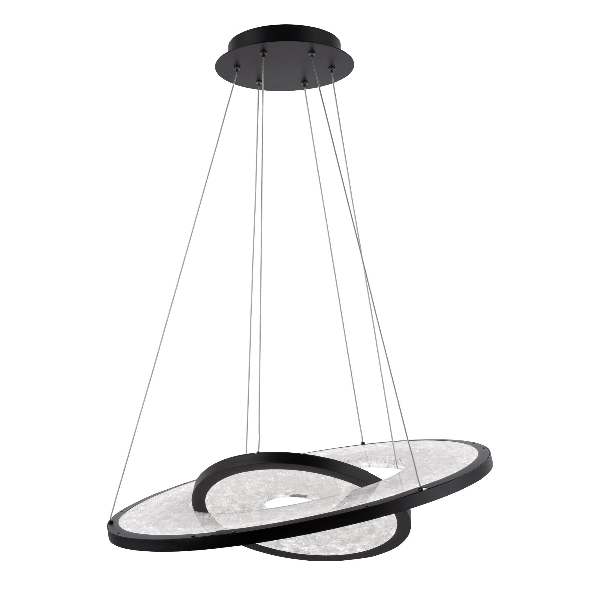 JUPITER Suspension Noir DEL INTÉGRÉ - PD-75027-BK | MODERN-FORMS