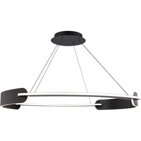 ILIOS Suspension Noir DEL INTÉGRÉ - PD-86342-BK | MODERN-FORMS
